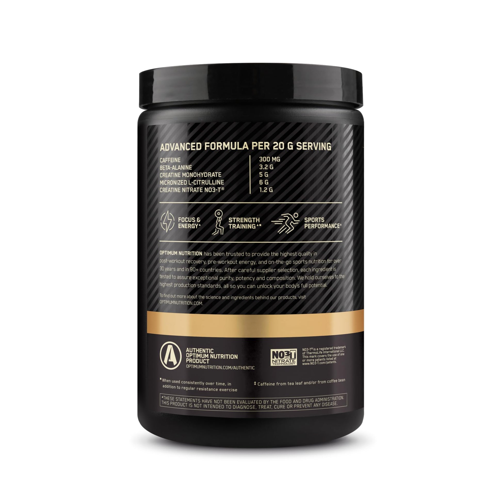 Optimum Nutrition Gold Standard Pre Workout Advanced, with Creatine, Beta-Alanine Optimum Nutrition buy supplements canada
