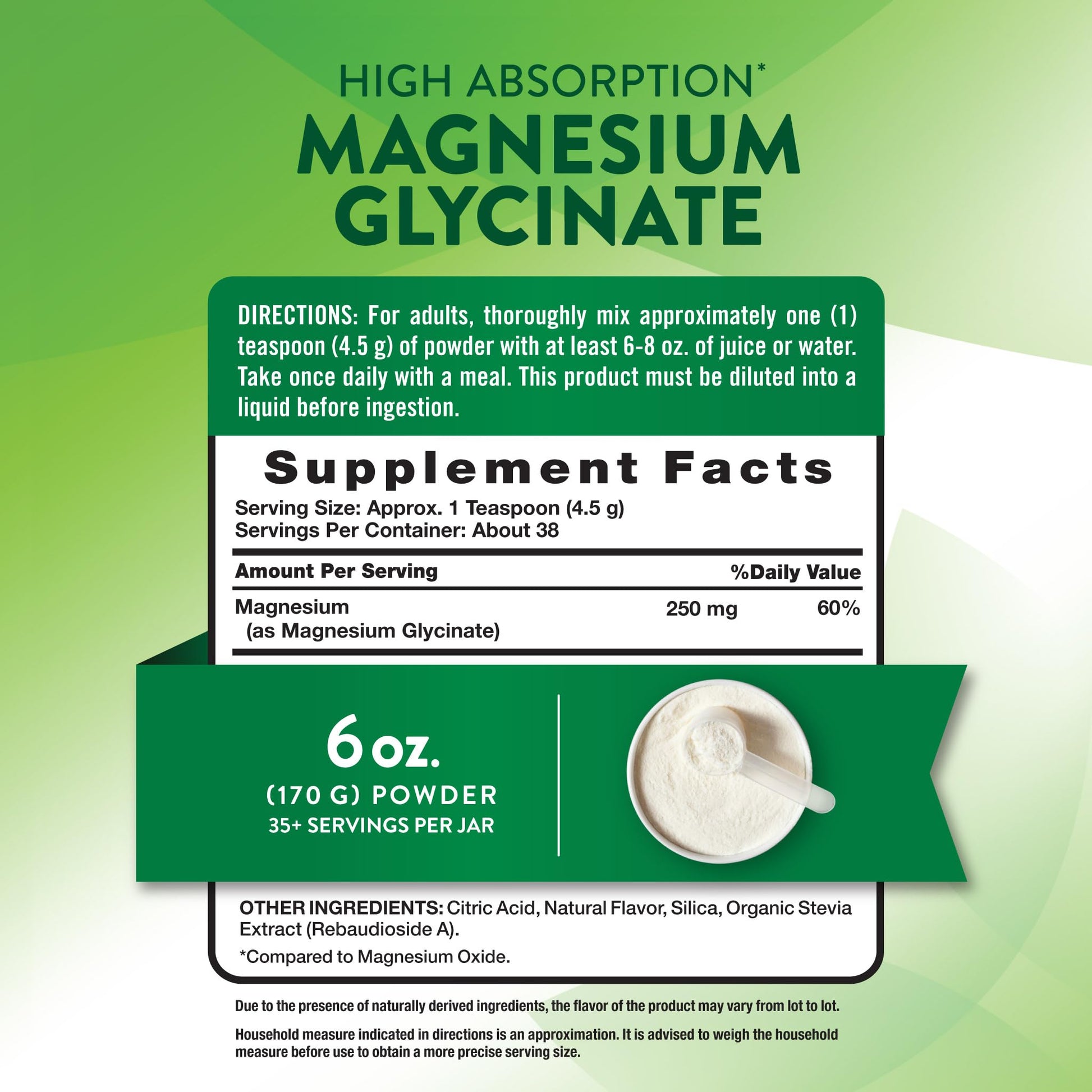Nature's Truth Magnesium Glycinate Powder | 6 oz | Lemon Flavor | High Absorption | Vegan, Non-GMO, Gluten Free Supplement Nature's Truth buy supplements canada