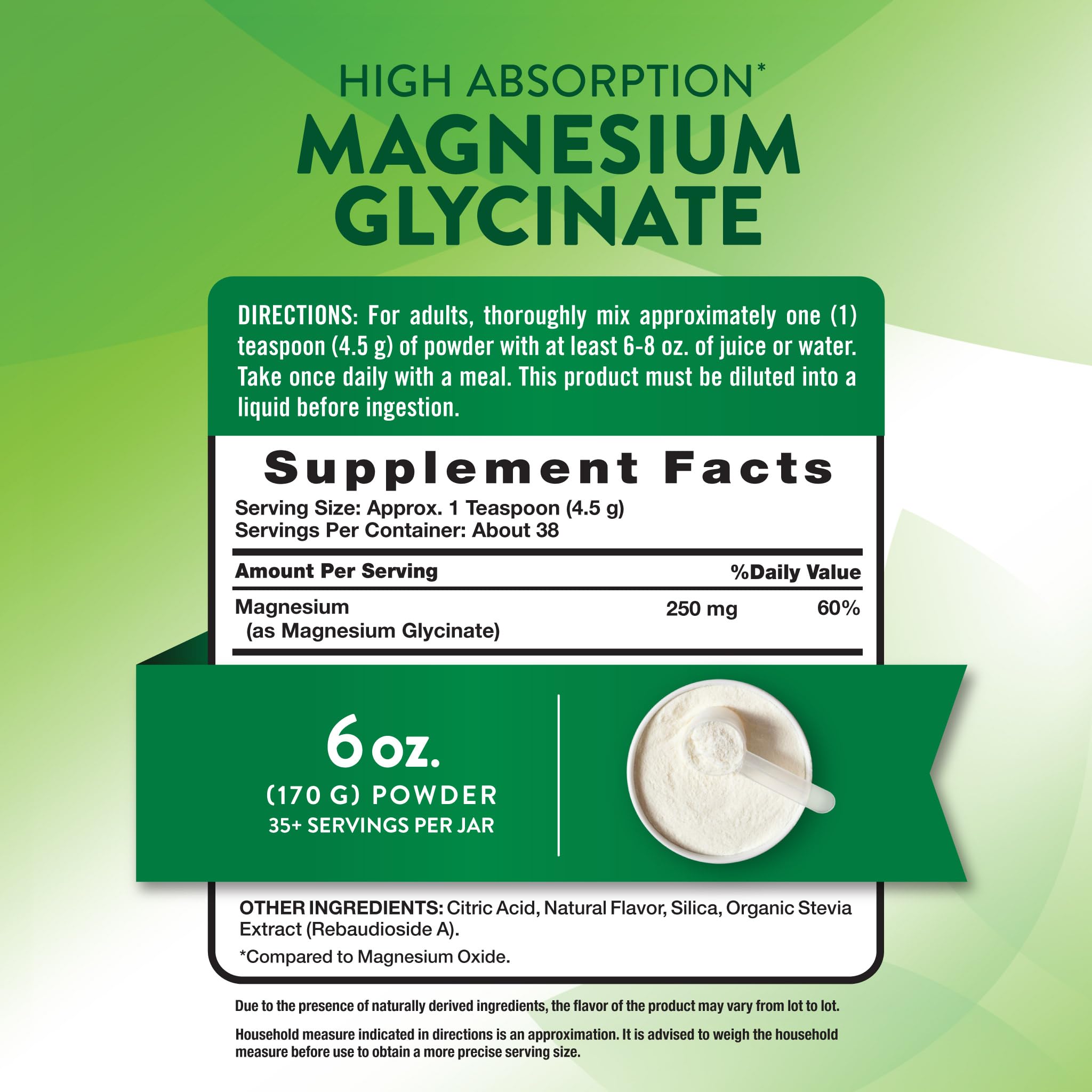 Nature's Truth Magnesium Glycinate Powder | 6 oz | Lemon Flavor | High Absorption | Vegan, Non-GMO, Gluten Free Supplement Nature's Truth buy supplements canada