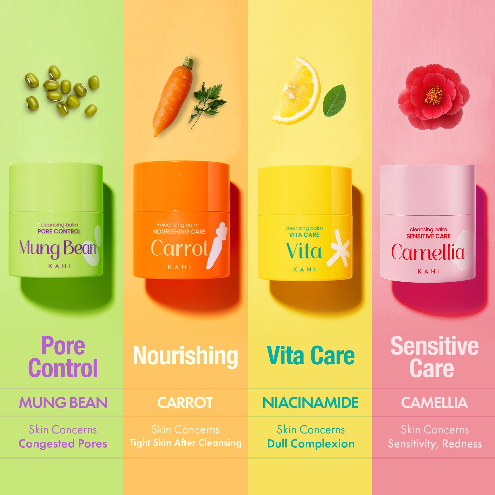 KAHI Cleansing Balm Sensitive Care Camellia - Gentle Makeup Remover Balm with Camellia Seed Oil & Vitamin E - Korean Skincare with Only 10 Ingredients 1.69 oz KAHI buy supplements canada