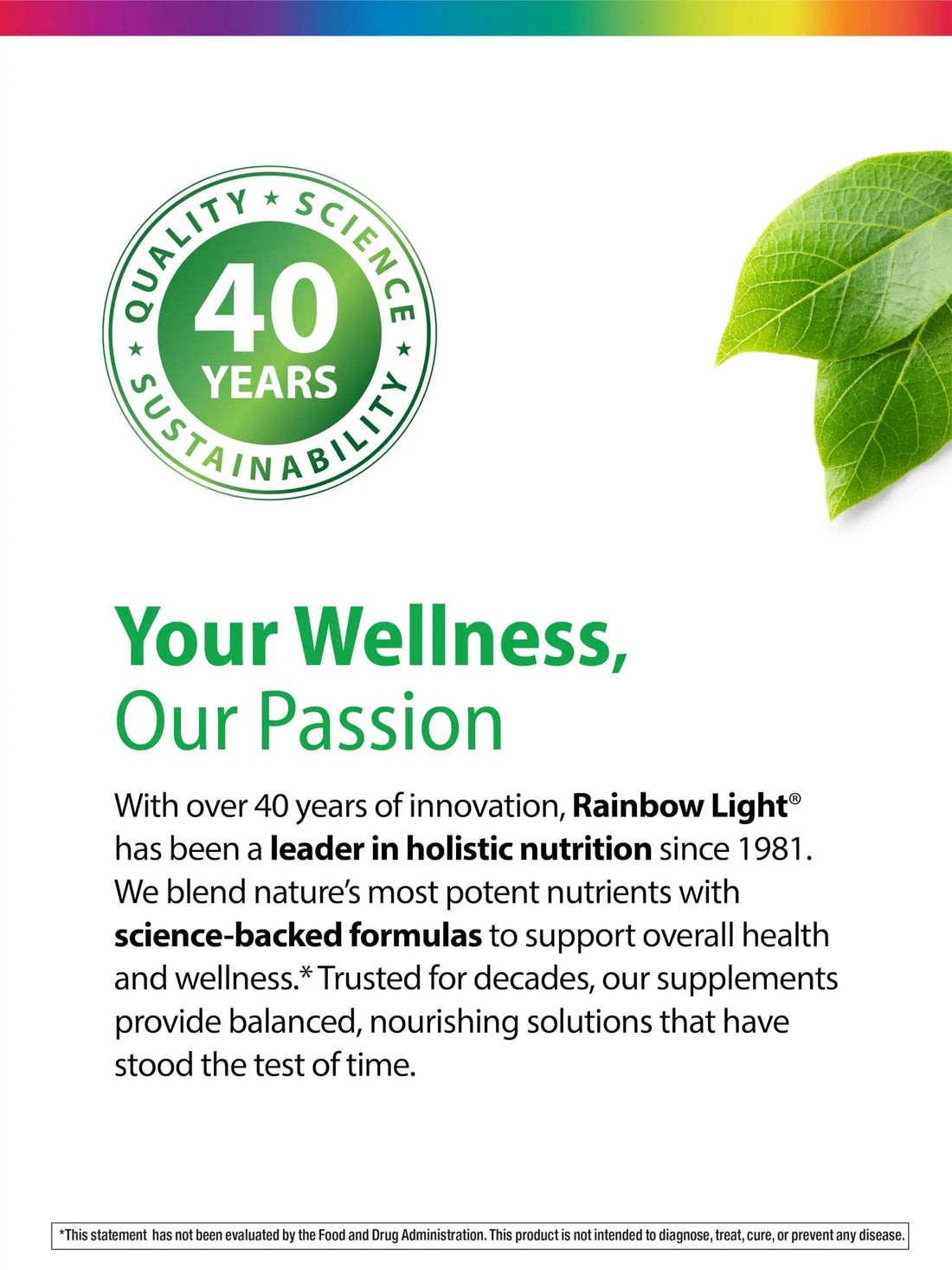 Rainbow Light Kids One + Multivitamin | 50 Chewable Tablets | with Iron & Tummy Friendly Probiotics | Fruit Punch Flavor | Real Food Nutrients Rainbow Light buy supplements canada