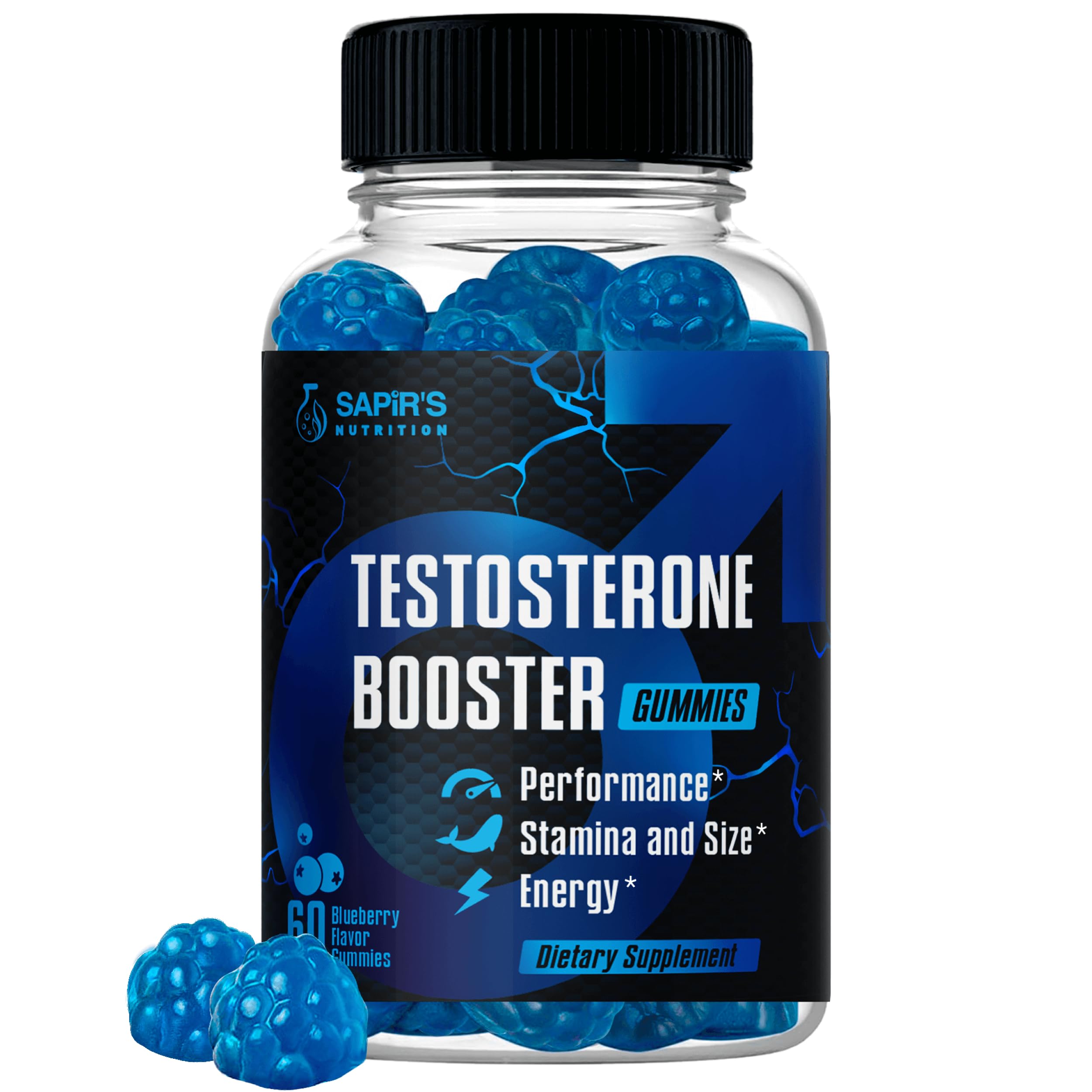 Testosterone Booster Gummies, Male Enhancing Supplement, Add 2 in” Enlargement Gummies for Men , Male Enhancement Chews Energy, Strength, Stamina, Endurance, Performance, Natural Blue Berry Chews Sapir's Nutrition buy supplements canada