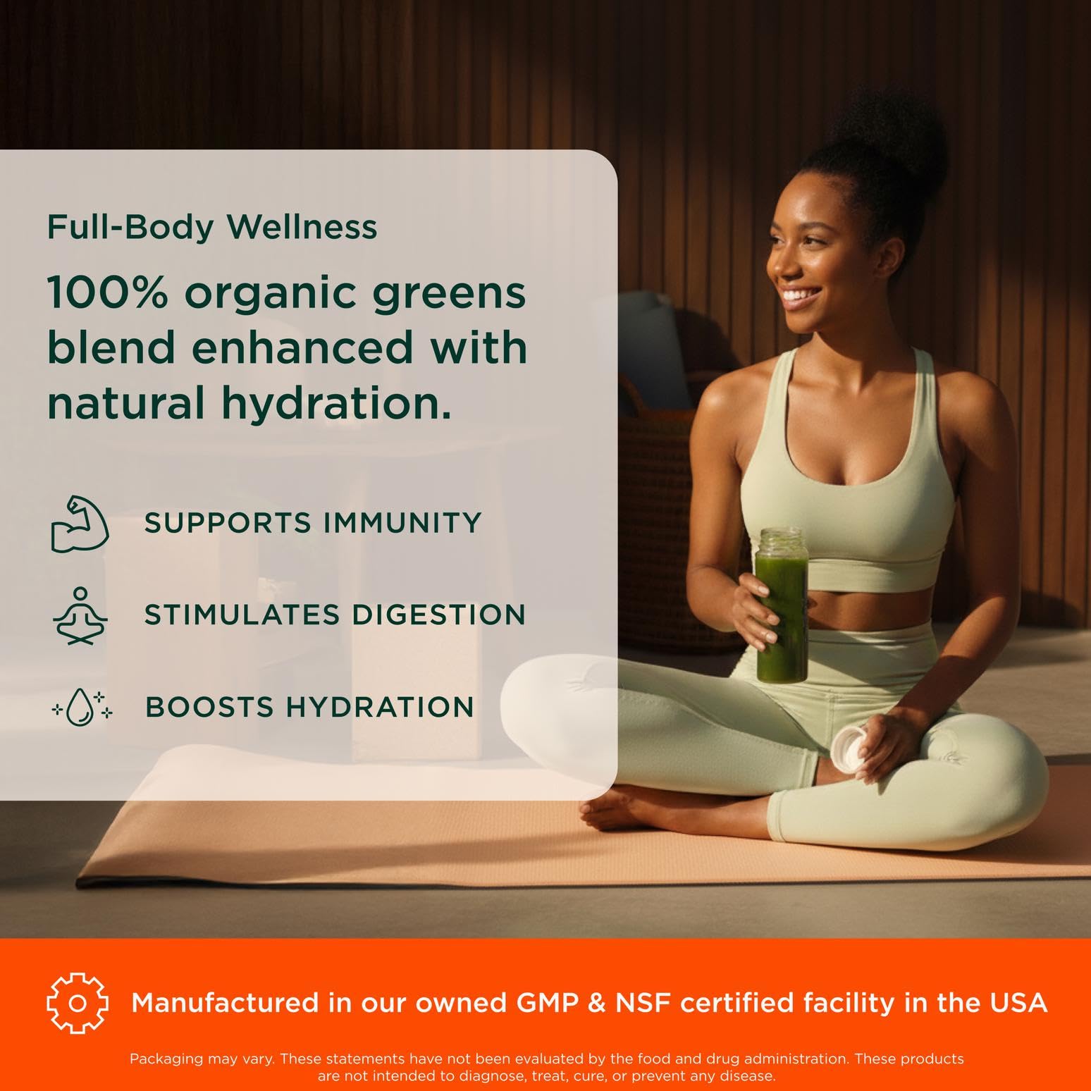 The Genius Brand Daily Superfood Greens - Organic Plant-Based Powder - Pineapple Flavor - Whole Food Blend with Greens, Fruits & Veggies - 30 Serving The Genius Brand buy supplements canada
