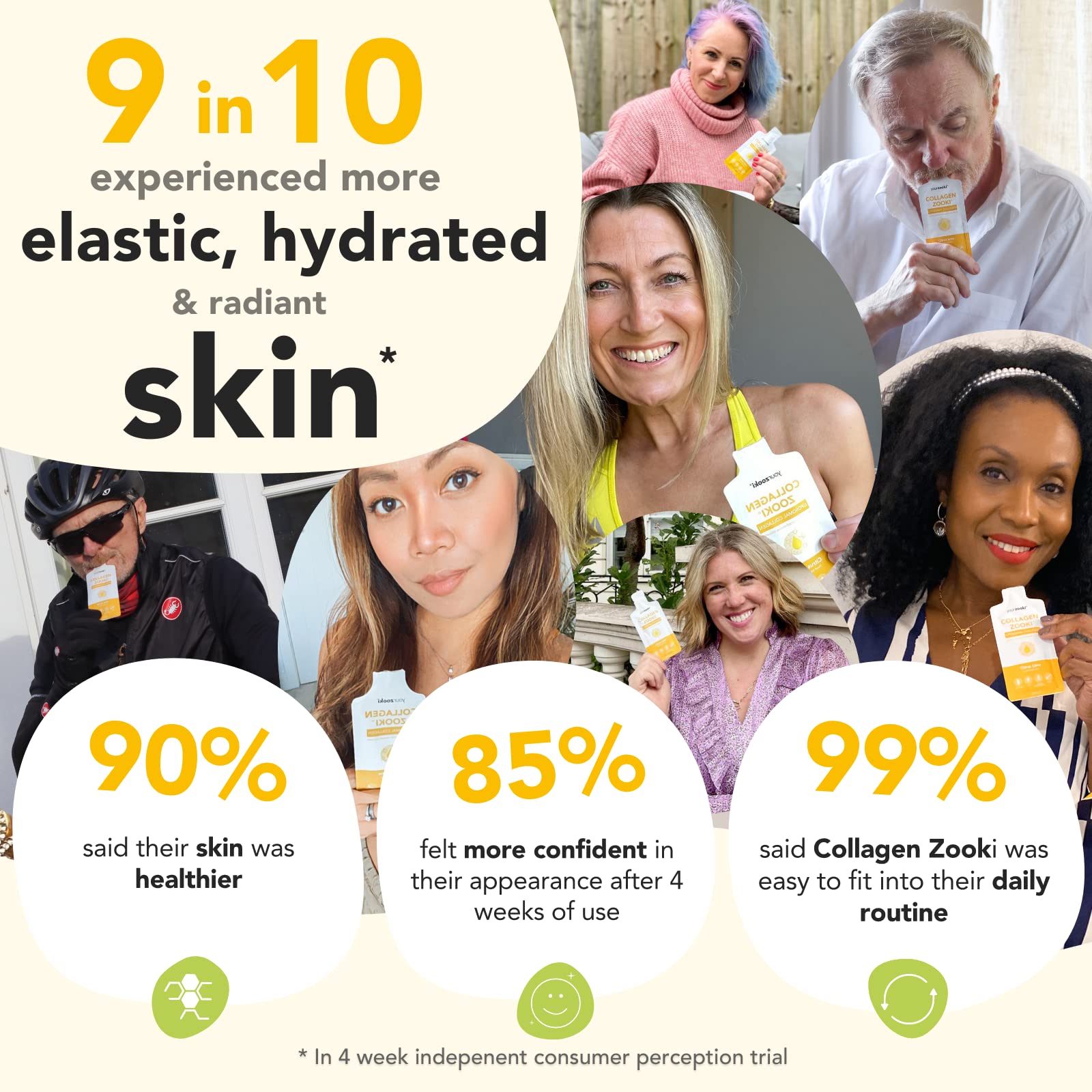 Zooki 5000mg Marine Collagen Liquid Sachets | Hydrolysed Marine Collagen Peptides yourzooki buy supplements canada