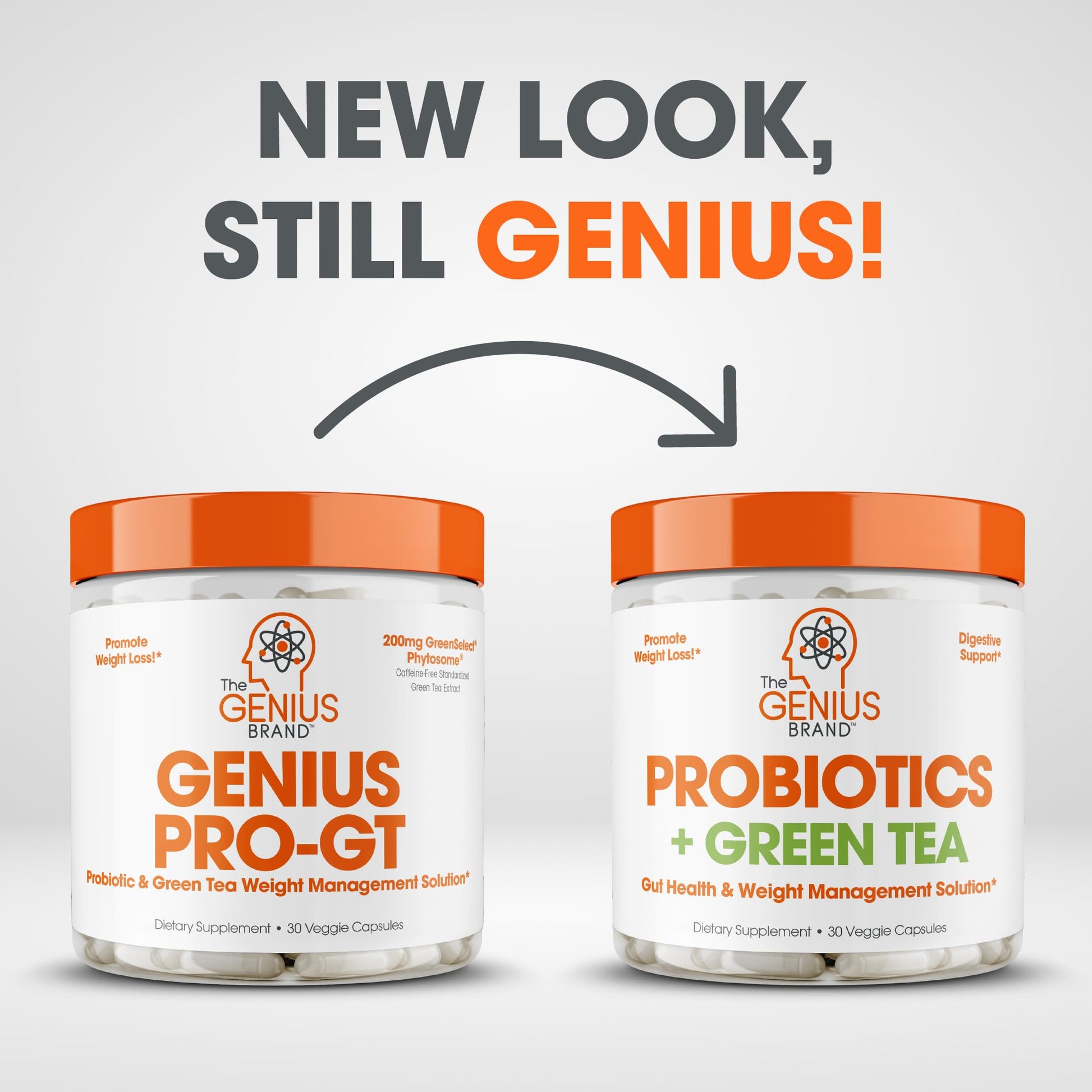 Genius Probiotics for Weight Loss with Green Tea Extract - Fat Burner Supplement & Digestive The Genius Brand buy supplements canada