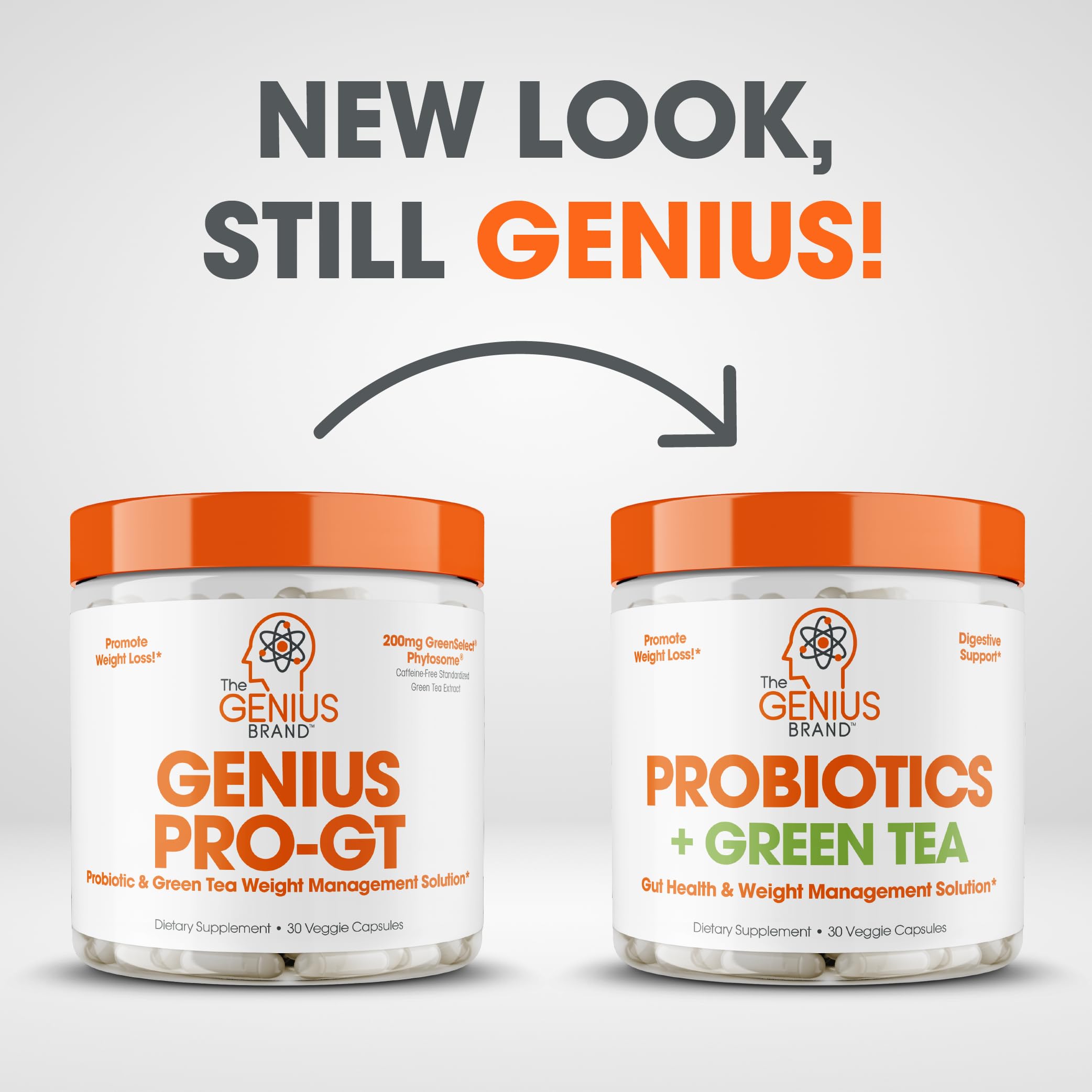 Genius Probiotics for Weight Loss with Green Tea Extract - Fat Burner Supplement & Digestive The Genius Brand buy supplements canada