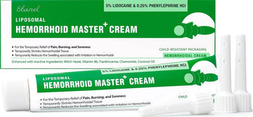 Ebanel 5% Lidocaine Hemorrhoid Treatment Cream with Witch Hazel, Phenylephrine, Horse Chestnut, Vitamin B6, Zinc Oxide, External and Internal Hemorrhoids Treatment Burn Itch Pain Relief Anal Cream Ebanel buy supplements canada