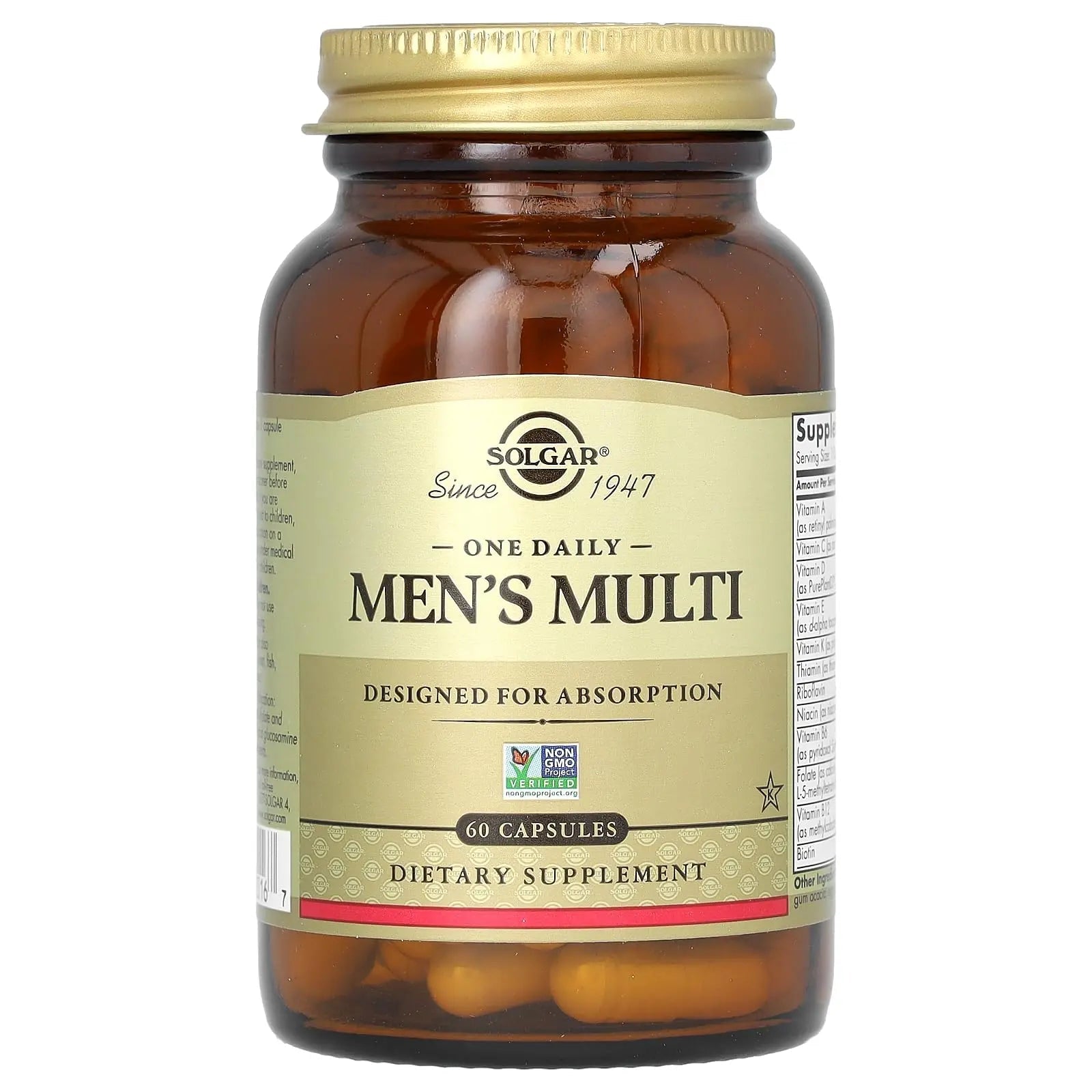 Solgar One Daily Men's Multivitamin Whole Body Support Supplement, Highly Absorbable Delayed Release One Daily Multi Vitamin Capsules for Men Solgar buy supplements canada