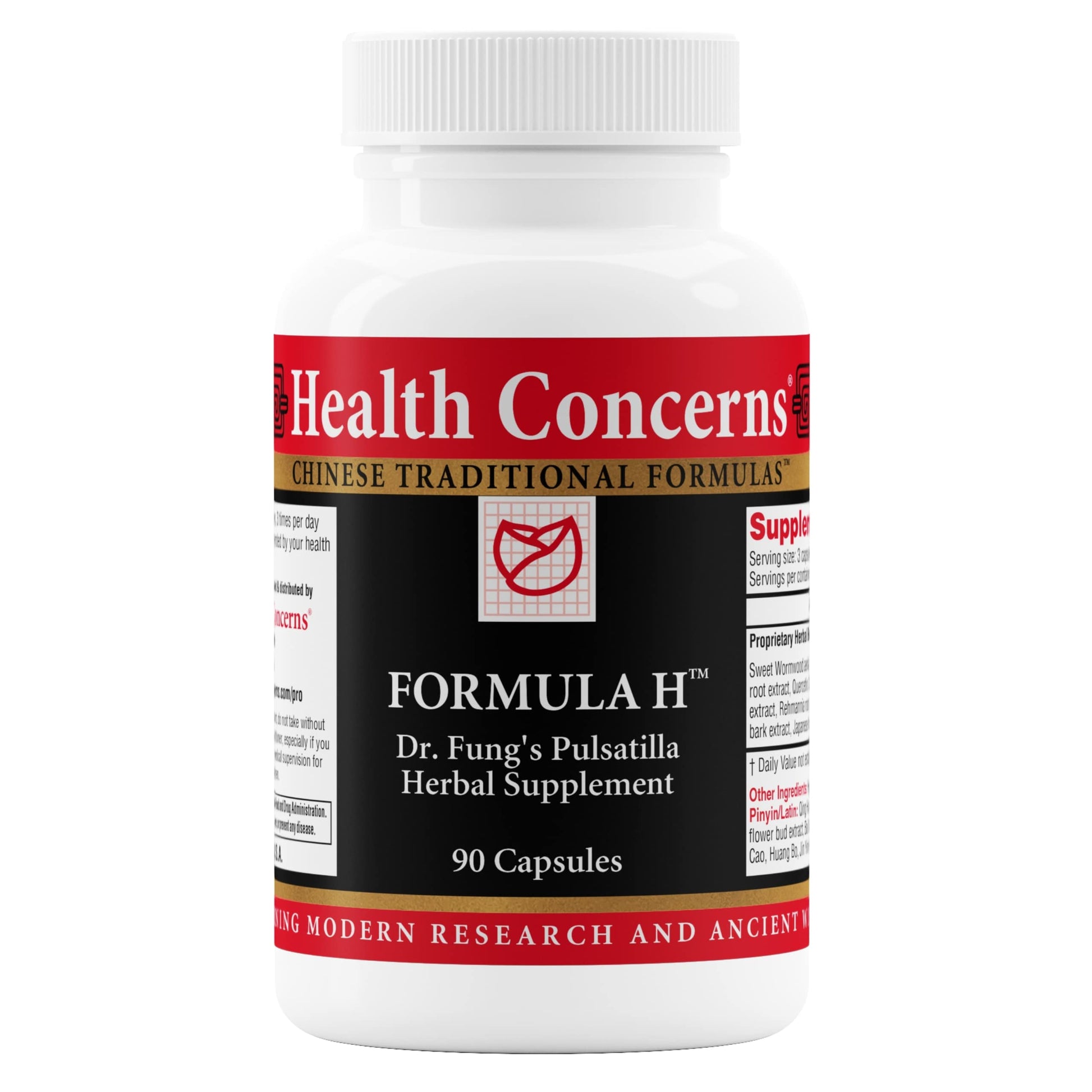 Health Concerns Formula H – Blood Circulation & Vascular Support – Vein Health Supplement – Herbal Formula with Quercetin & Skullcap Root – Chinese Traditional Medicine – 90 Capsules Health Concerns buy supplements canada