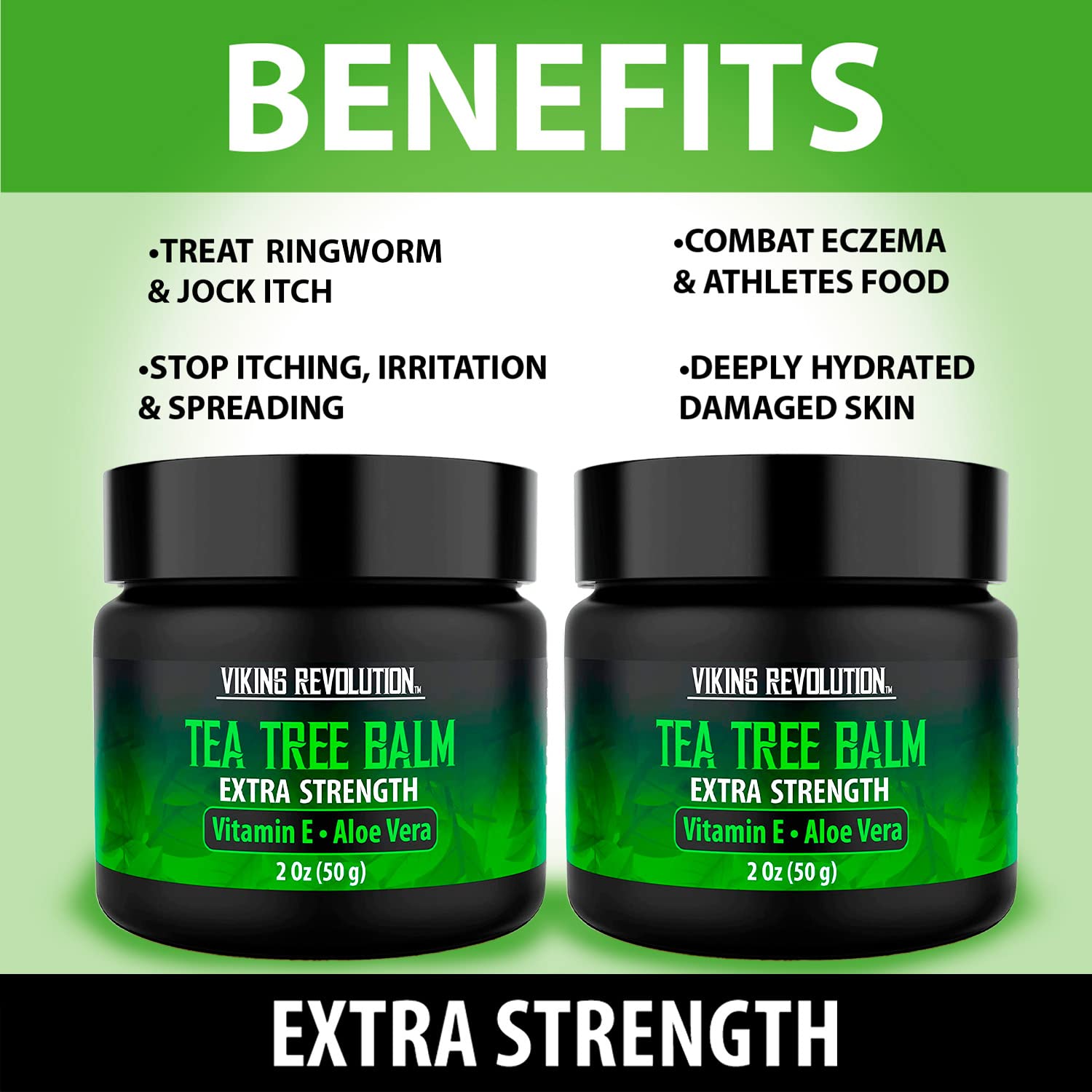 Viking Revolution Tea Tree Oil Cream - Super Balm Athletes Foot Cream - for Eczema Viking Revolution buy supplements canada
