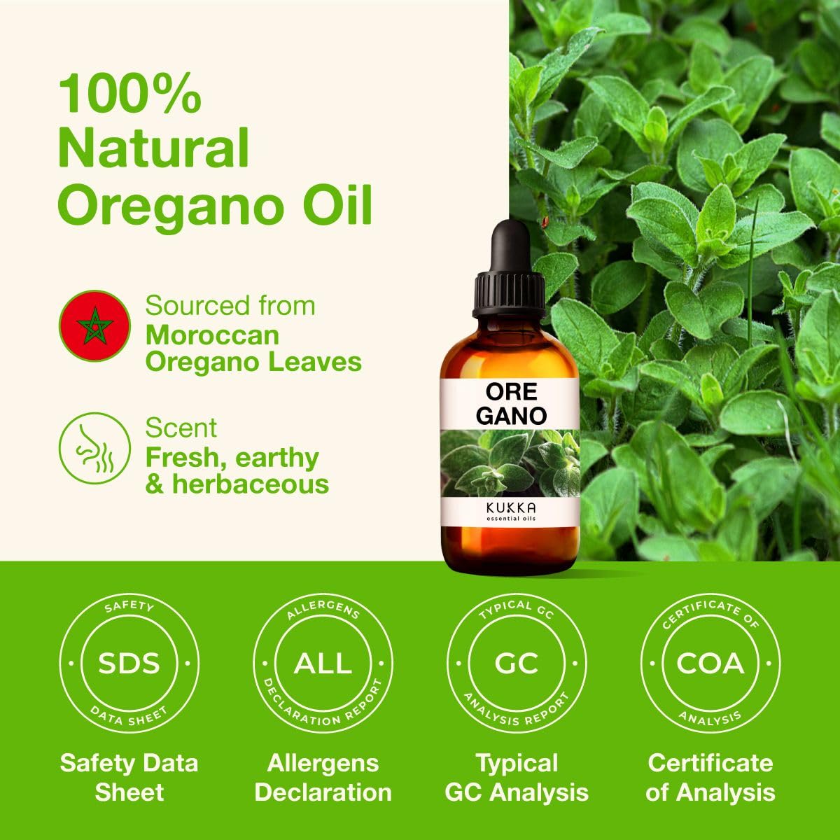 KUKKA Oregano Oils - Natural Oils (4 fl oz) KUKKA essential oils buy supplements canada