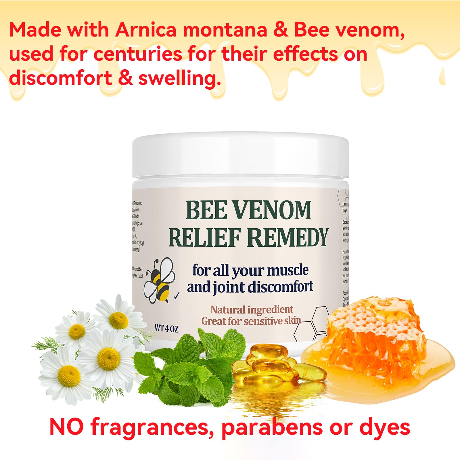 KOKOMAANE Zealand Bee Venom Professional Serum Care Cream, Muscle & Bone Relief - Fast Acting Soothing Effective Relief for Back, Neck, Hand, Foot, Knee, Muscle, Shoulder, Hip KOKOMAANE buy supplements canada