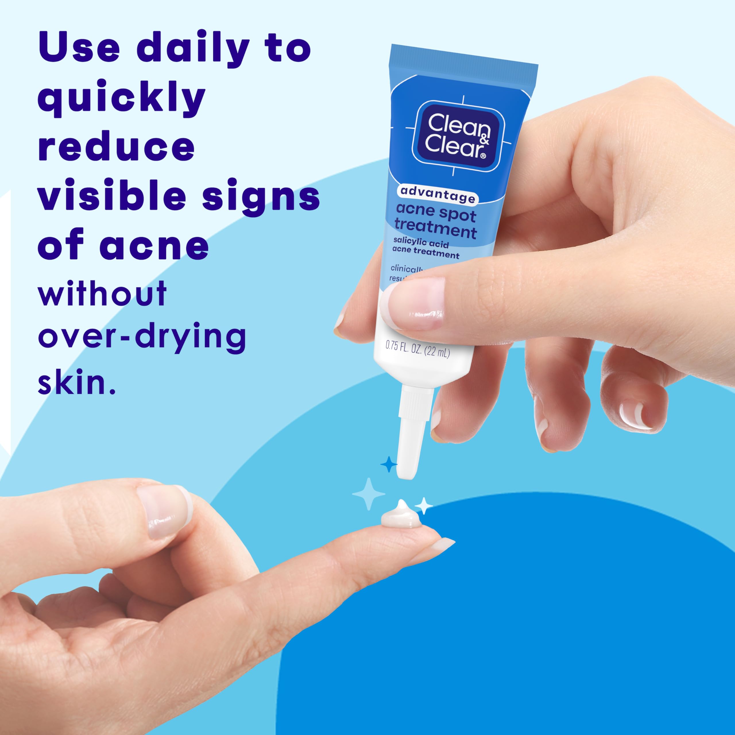 Clean and Clear Advantage Acne Spot Treatment Gel Cream with 2% Salicylic Acid & Witch Hazel, Acne Pimple Medication Clean & Clear buy supplements canada