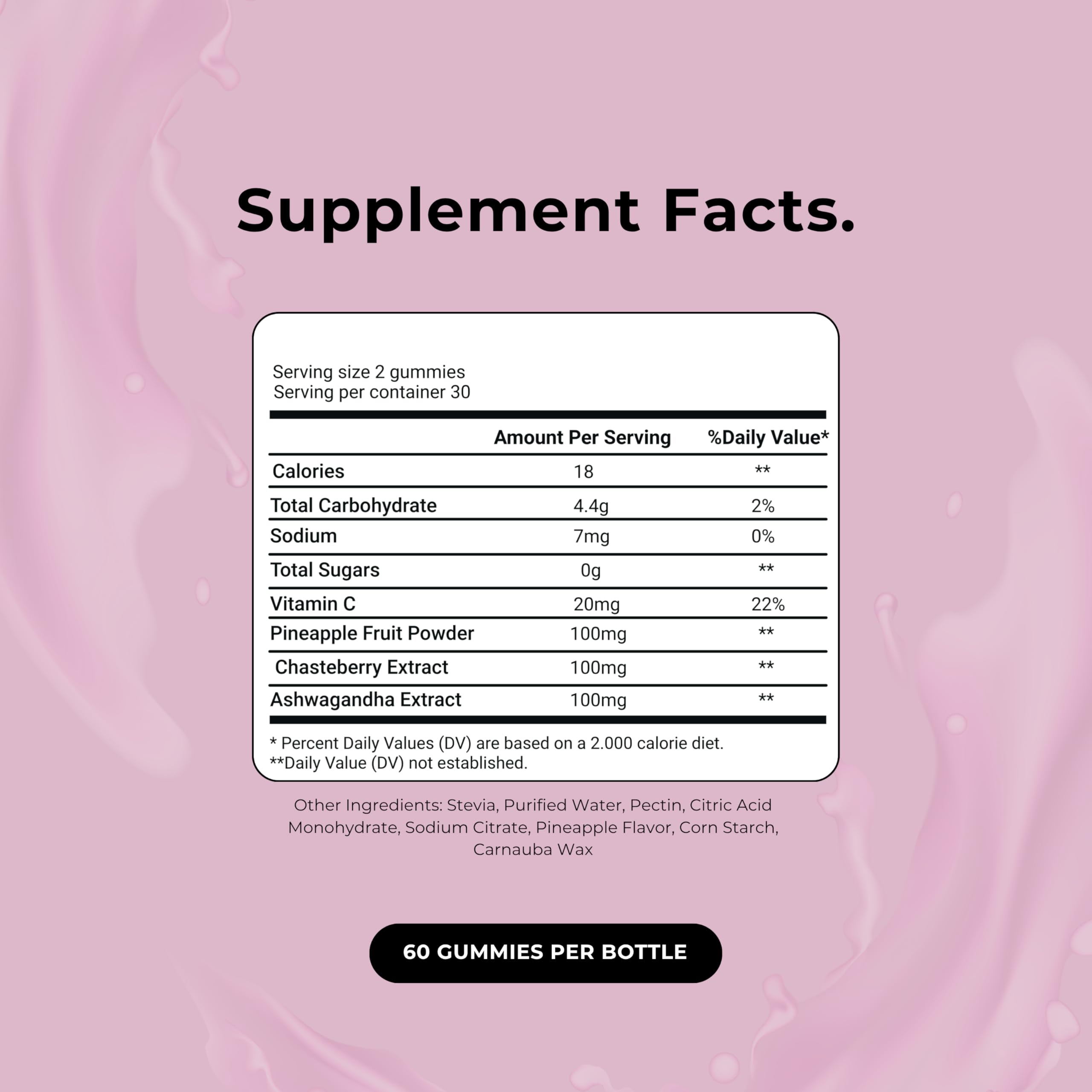 Up&Down Supplements Premium Feminine Balance Gummies for Women | PMS Relief, Mood & Cycle Support | Pineapple + Vitamin C | Ashwagandha & Chasteberry | Vegan, Non-GMO, Gluten Free | 60 Gummies Up&Down Supplements buy supplements canada