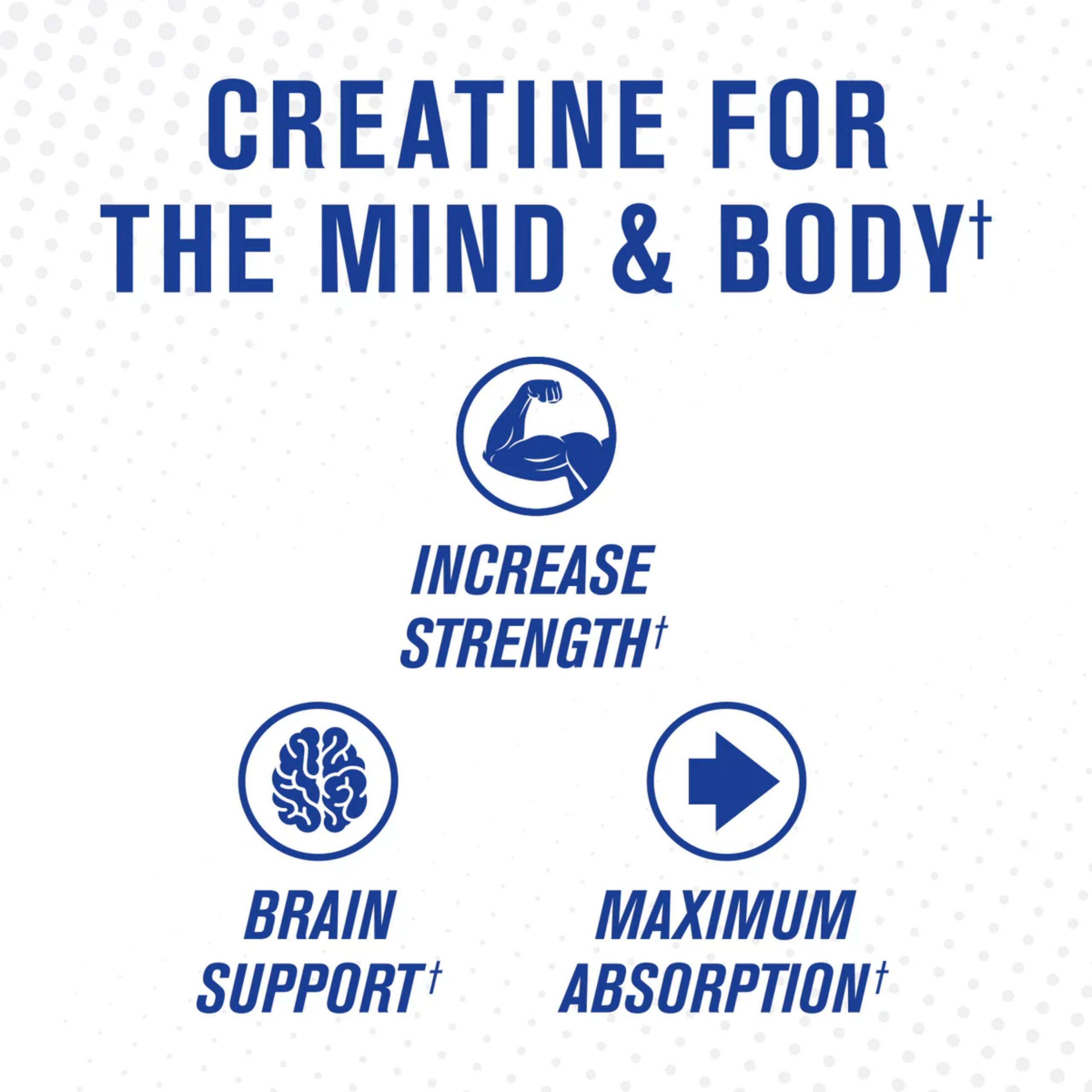 GAT SPORT Pro Creatine Capsules, Strengh, Wellness, Brain Health, Enhanced Absorption, 5 Grams, 150 Veggie Capsules GAT SPORT buy supplements canada