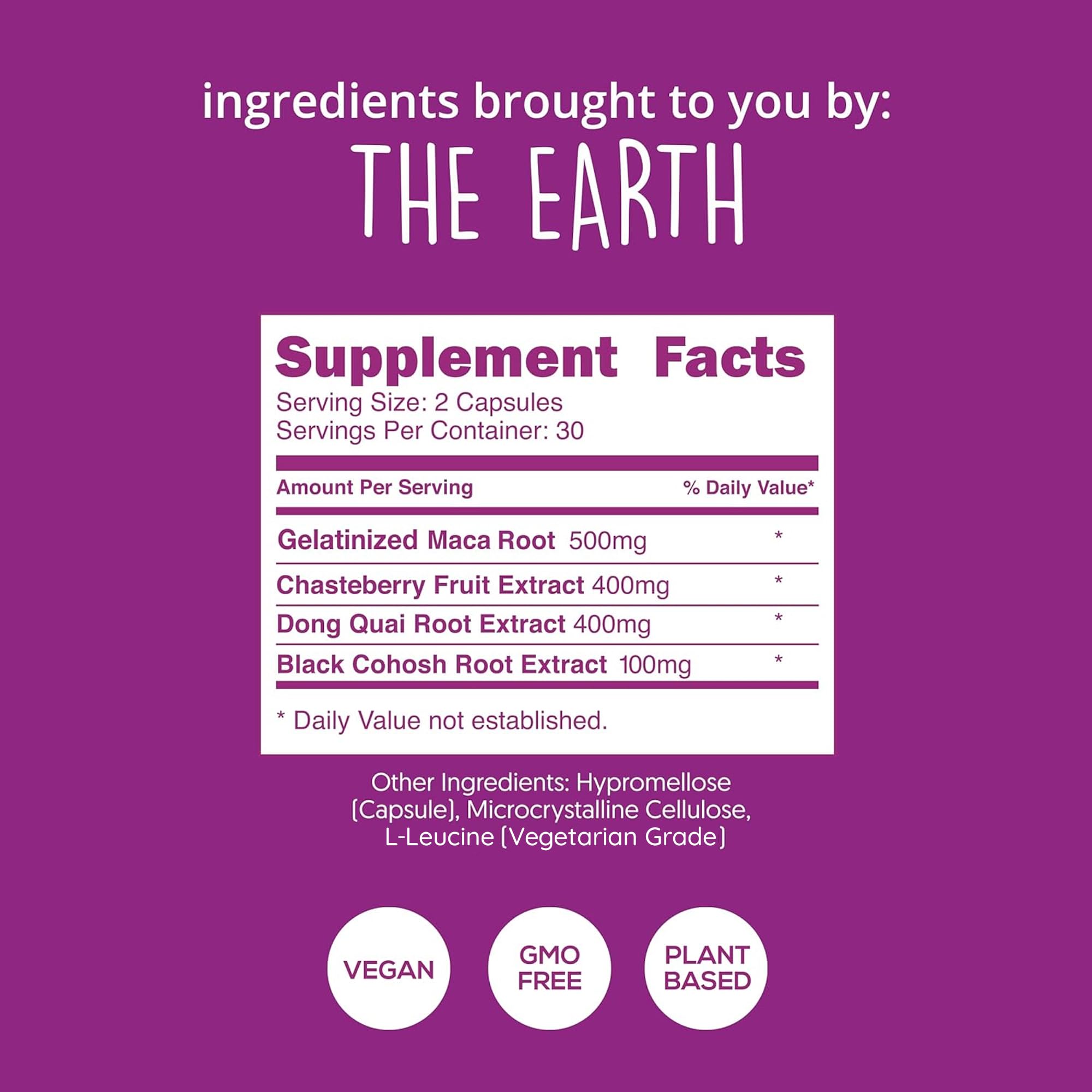 Hormone Balance for Women – PMS Support Supplement, Menopause & Perimenopause | Bloating Relief, Menstrual Cramp, Mood, PMDD | Chasteberry Supplements, Black Cohosh, Dong Quai | Vegan, Non-GMO, 60 Ct Happy Healthy Hippie buy supplements canada