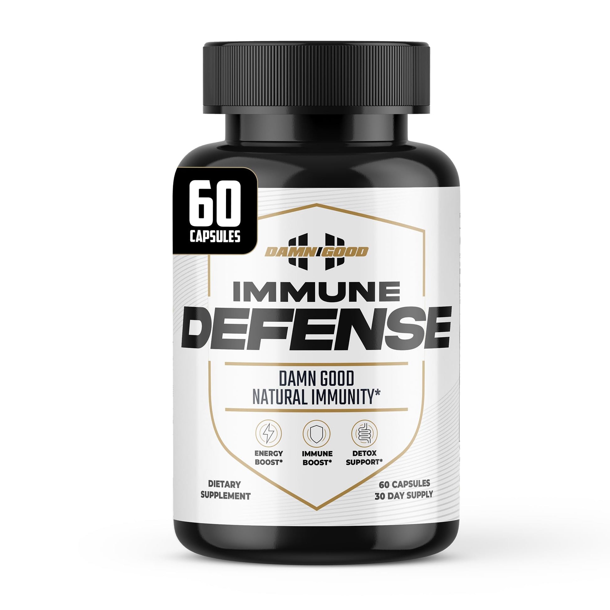 DAMN GOOD The Hodge Twins Immune Defense Supplement (60 Capsules) – Sea Moss Blend Capsules for Everyday Balance, Digestive Support, and Whole-Body Wellness with Vitamins, Minerals, and Botanicals DAMN GOOD buy supplements canada