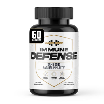 DAMN GOOD The Hodge Twins Immune Defense Supplement (60 Capsules) – Sea Moss Blend Capsules for Everyday Balance, Digestive Support, and Whole-Body Wellness with Vitamins, Minerals, and Botanicals DAMN GOOD buy supplements canada