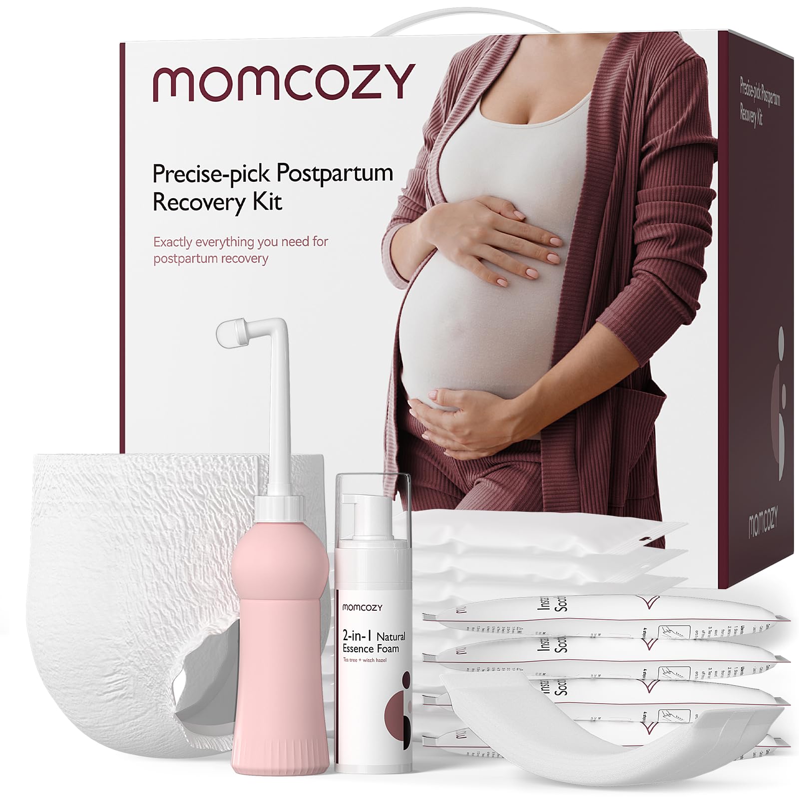 Momcozy Postpartum Recovery Essentials Kit, 19 PCS Labor Delivery Mom Care Set, Self-Absorbent Momcozy buy supplements canada