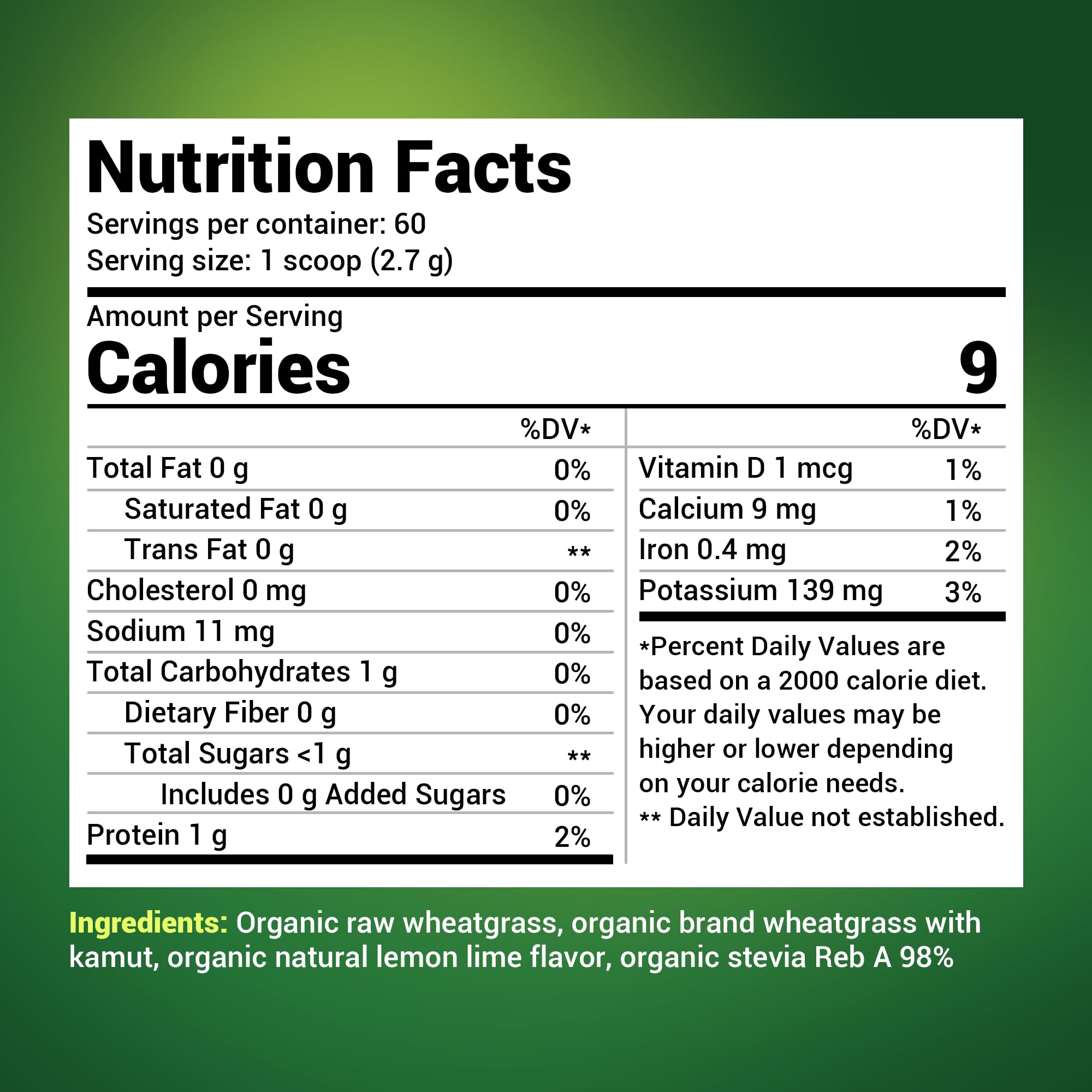 Dr. Berg's Raw Wheatgrass Juice Powder (60 Servings) - USDA Certified Organic Dr. Berg Nutritionals buy supplements canada
