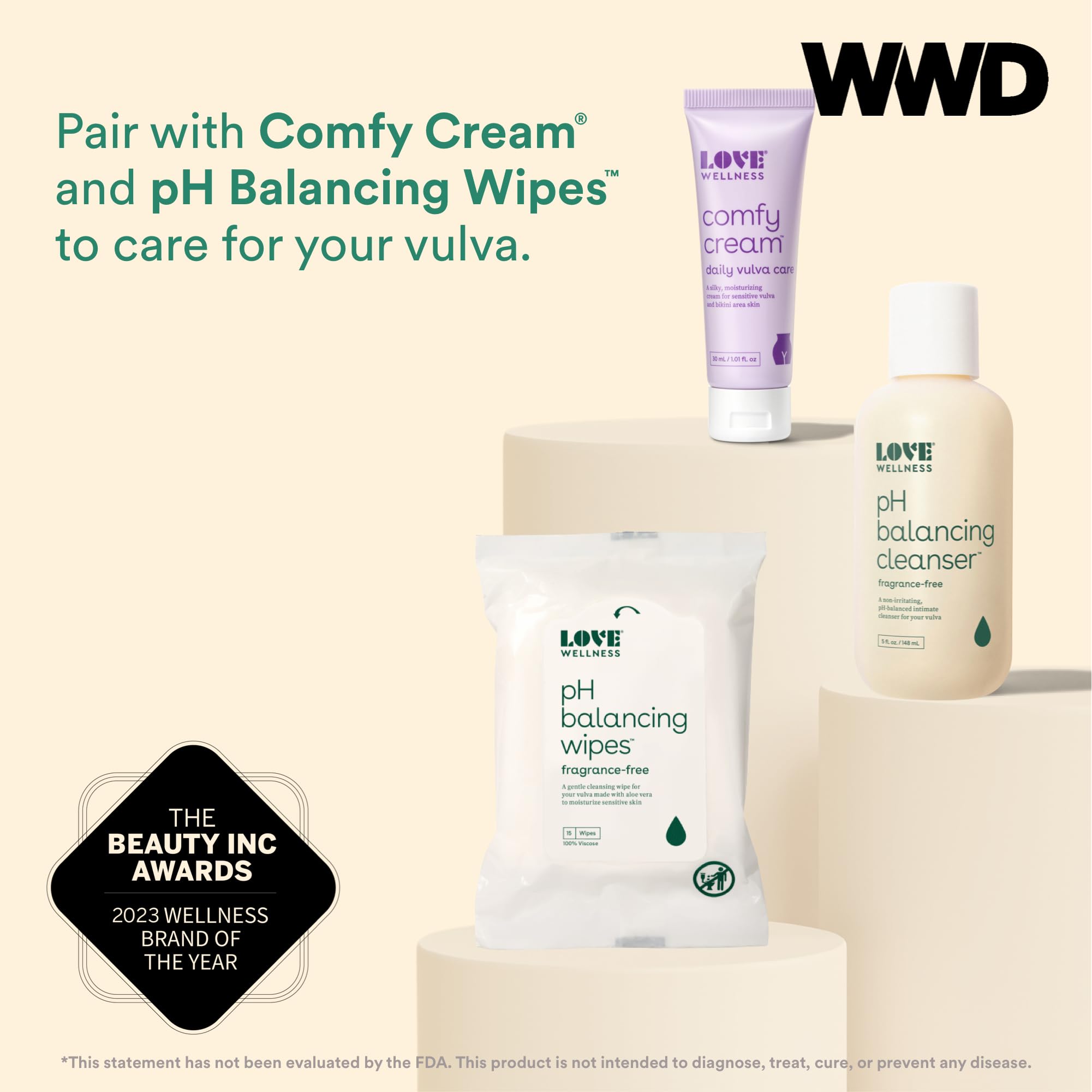 Love Wellness Feminine Wash for Women, pH Balancing Cleanser | Fragrance-Free | Vaginal Soap Love Wellness buy supplements canada
