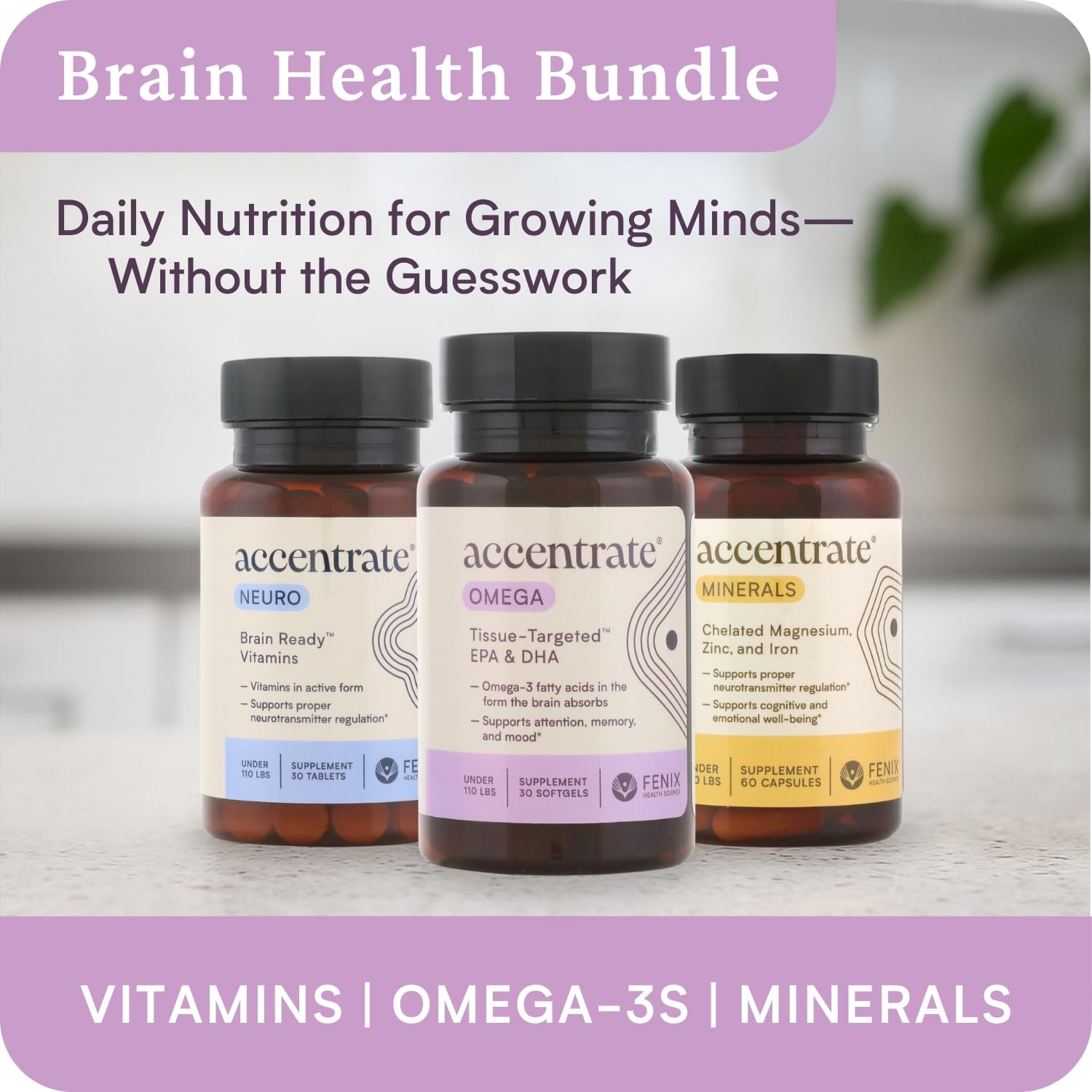 Omega w/LYSOVETA LPC | EPA & DHA Supplements for Brain Health | Focus, Attention, Memory, & Mood | 6X Higher Absorption Than Fish Oil | Omega-3 Fatty Acid Supplements | Highest Potency LPC-DHA Accentrate buy supplements canada