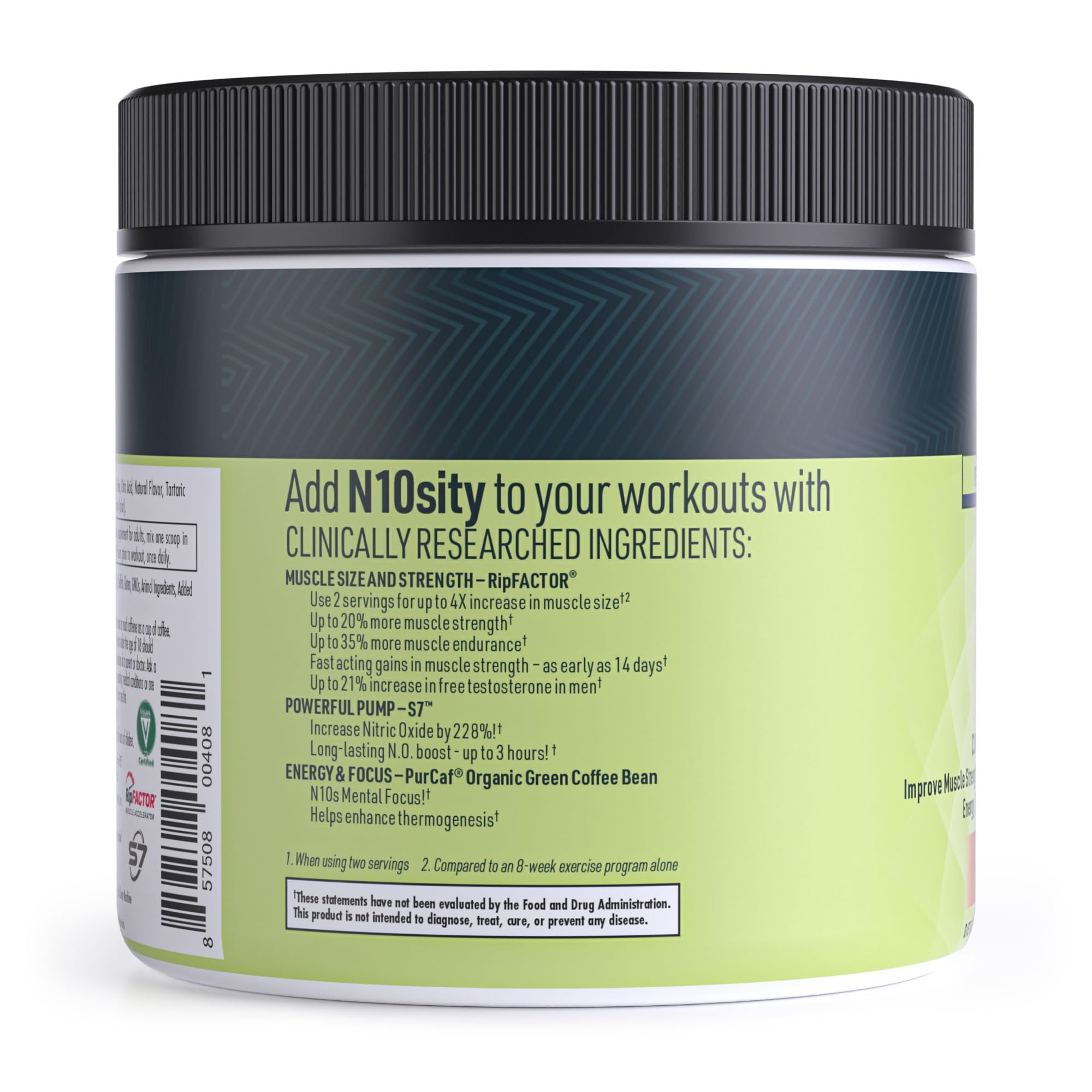 CLEAN MACHINE N10s - Plant Based Vegan Preworkout Powder - 3 Clinically Tested CLEAN MACHINE buy supplements canada