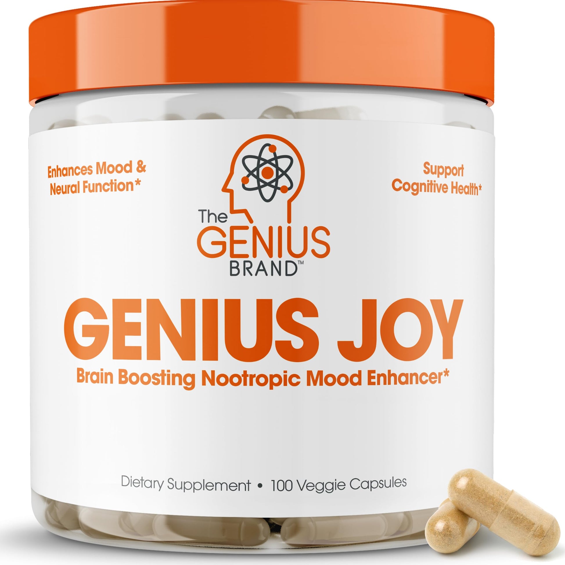 Genius Joy, Nootropic Mood Enhancer Supplement - Support Cognitive Health The Genius Brand buy supplements canada