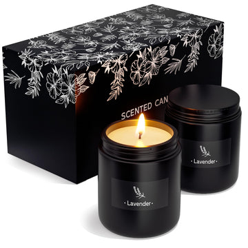 2 Pack Scented Candles for Home Scented, Strong Fragranced Aromatherapy Candles - 6 Oz TranquilBliss buy supplements canada