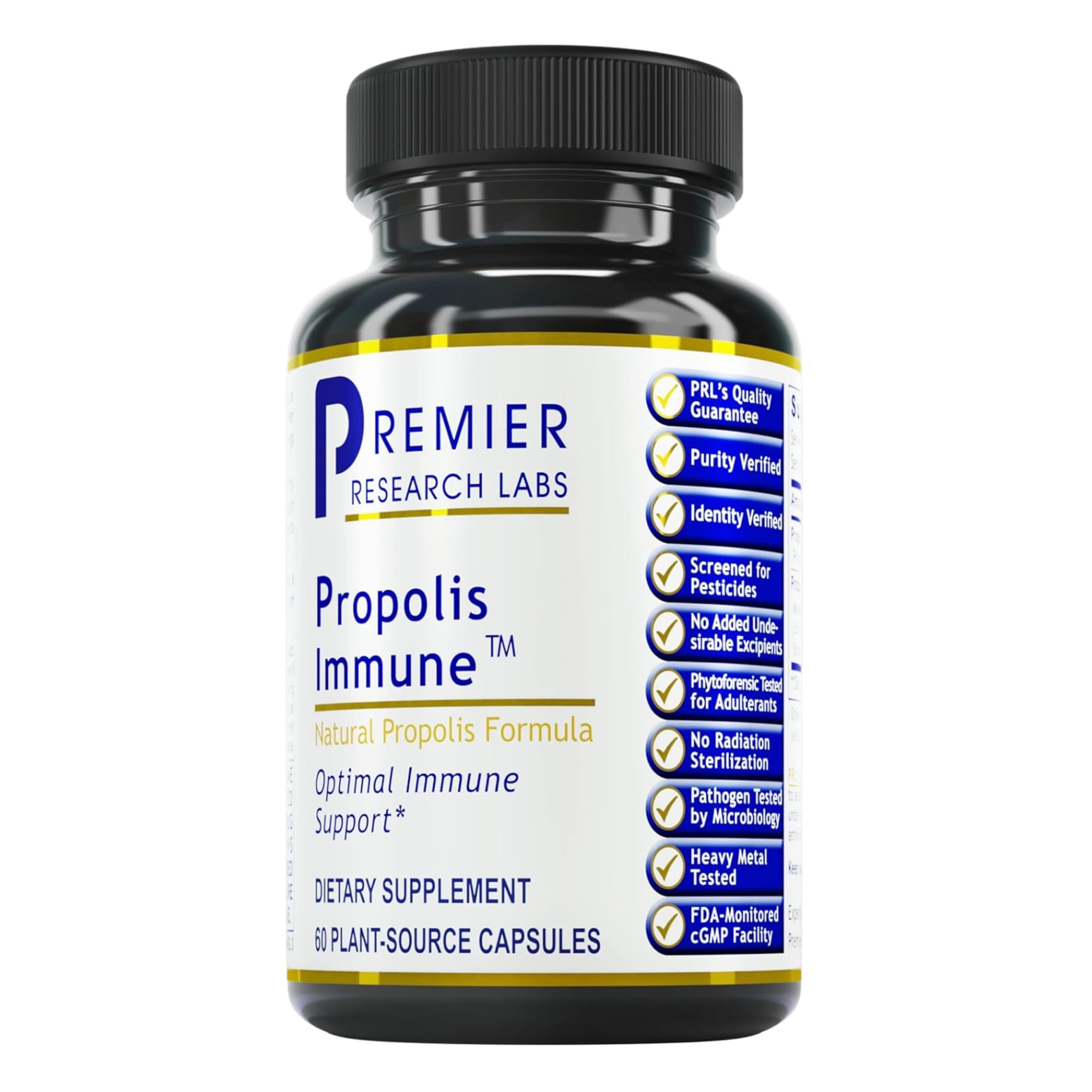 Premier Research Labs Propolis Immune - Bee Propolis Capsules, Bee Pollen Supplement, Propolis Extract Pills for Women & Men, Promotes Immune Health - 60 Vegetarian Capsules Premier Research Labs buy supplements canada