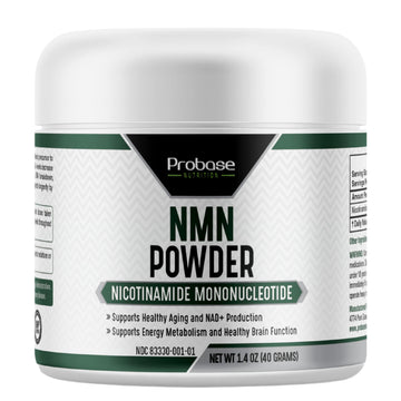 Probase Nutrition Longevity Pure NMN Powder 40 Grams - Ultra-Pure, Fully Stabilized, Pharmaceutical Grade NMN to Boost NAD+, Nicotinamide Mononucleotide Powder Supplement Probase Nutrition buy supplements canada