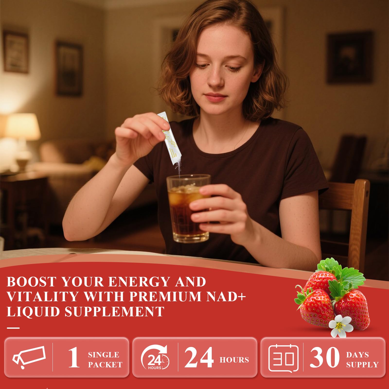 Healliance NAD+ Liquid Supplement 1000mg - Features Nicotinamide Riboside Resveratrol with PQQ for Targeted Healthy Aging and Cellular Energy Support, 30 Packets for Women and Men Healliance buy supplements canada