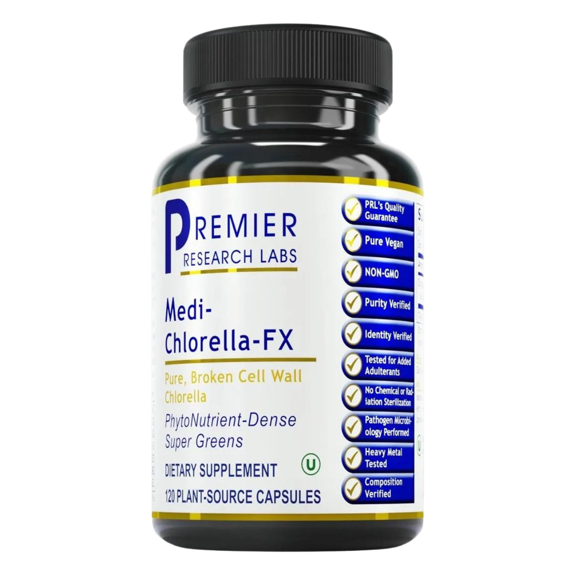 Premier Research Labs Medi Chlorella-FX - Chlorella Capsules, Chlorophyll Capsules, Organic Pills for Women & Men, Chlorophyll Supplement - 120 Vegetarian Capsules Premier Research Labs buy supplements canada