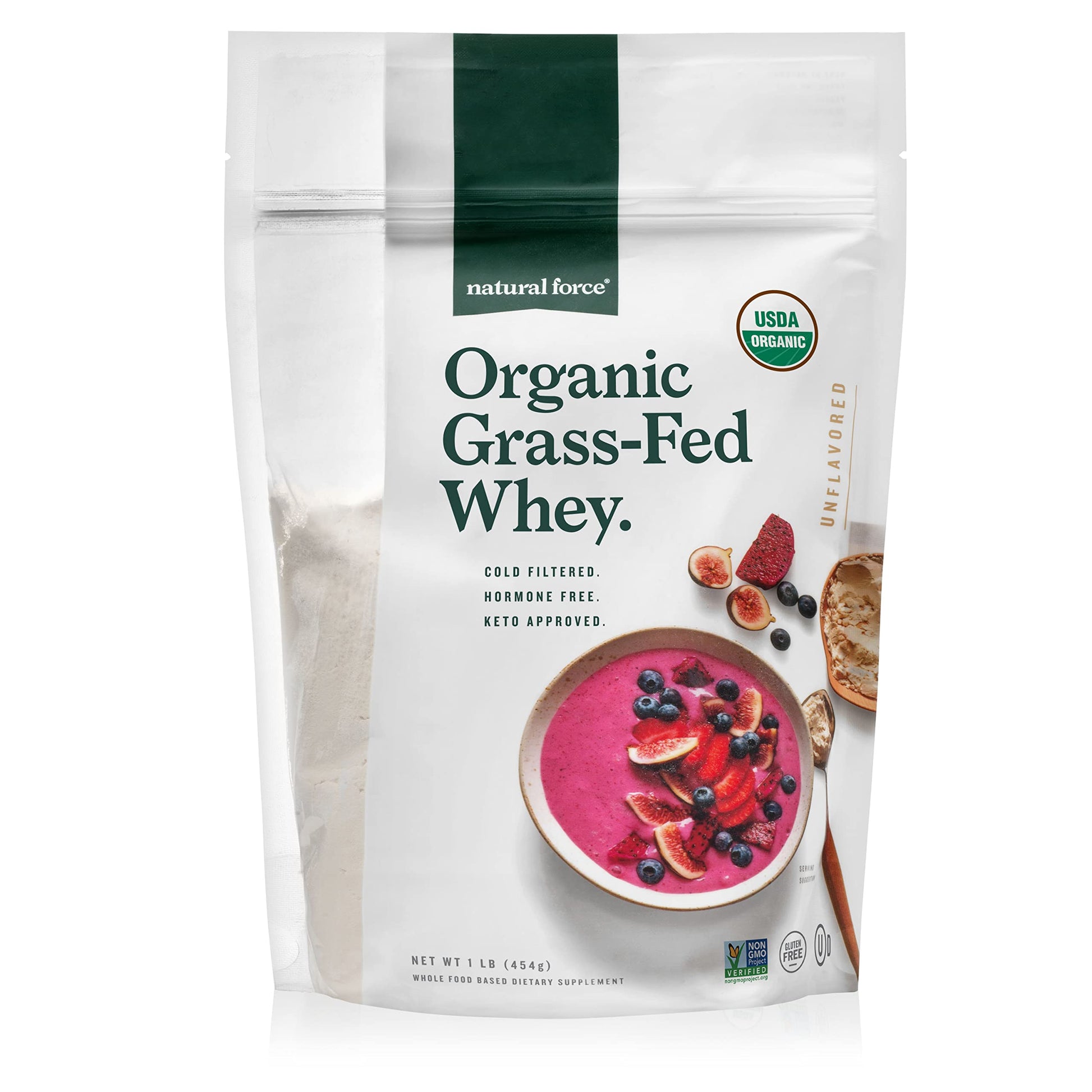 Natural Force Grass Fed Organic Whey Protein Powder – Non GMO Verified, Humane Natural Force buy supplements canada