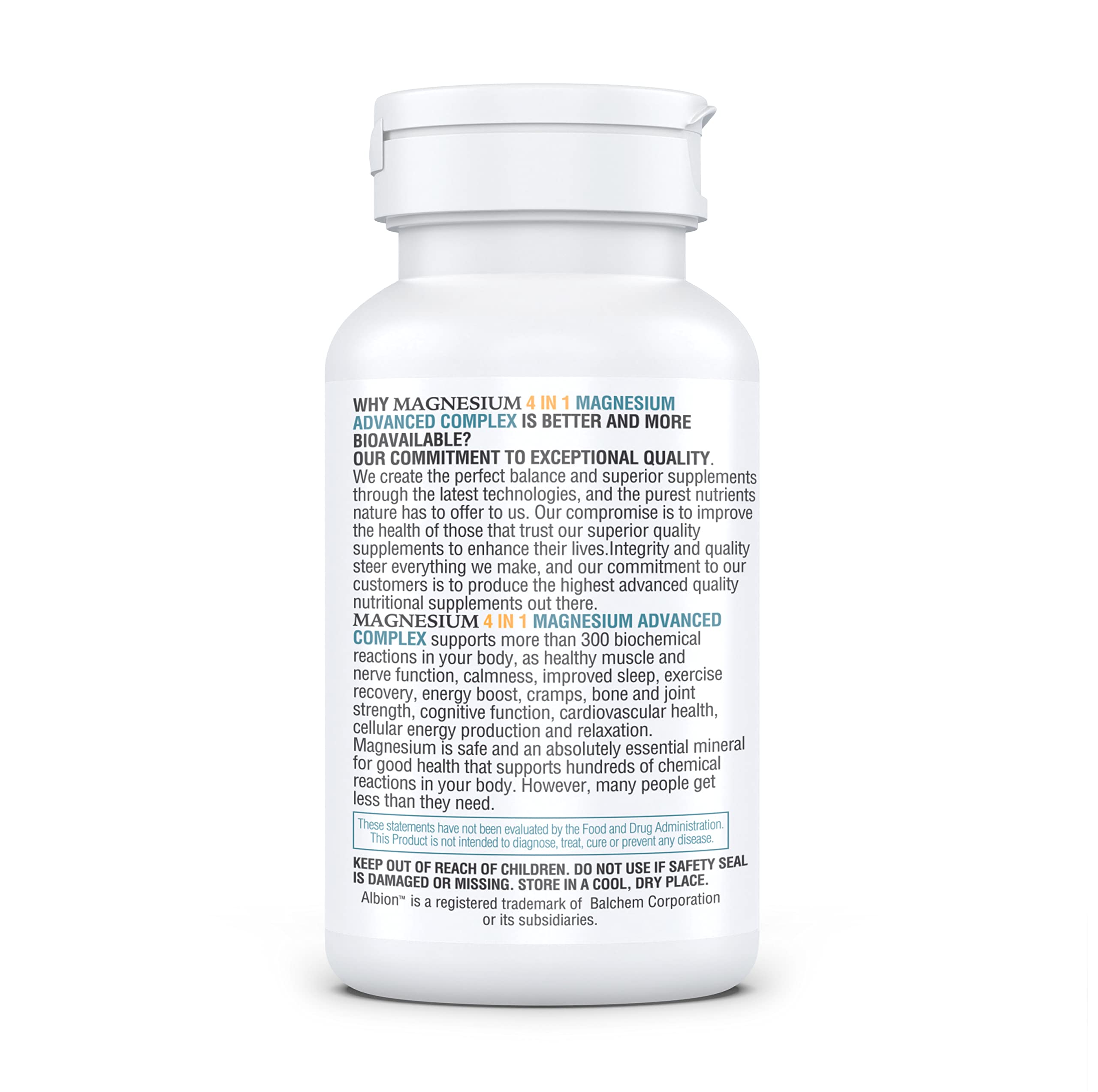 Kappa Nutrition Magnesium 4-in-1, 280mg Elemental Magnesium (Bisglycinate, Malate) + Zinc & Vitamin D3, Brain, Sleep, Energy, Muscle, Immune Support, 120 Vegan Capsules. KAPPA NUTRITION buy supplements canada