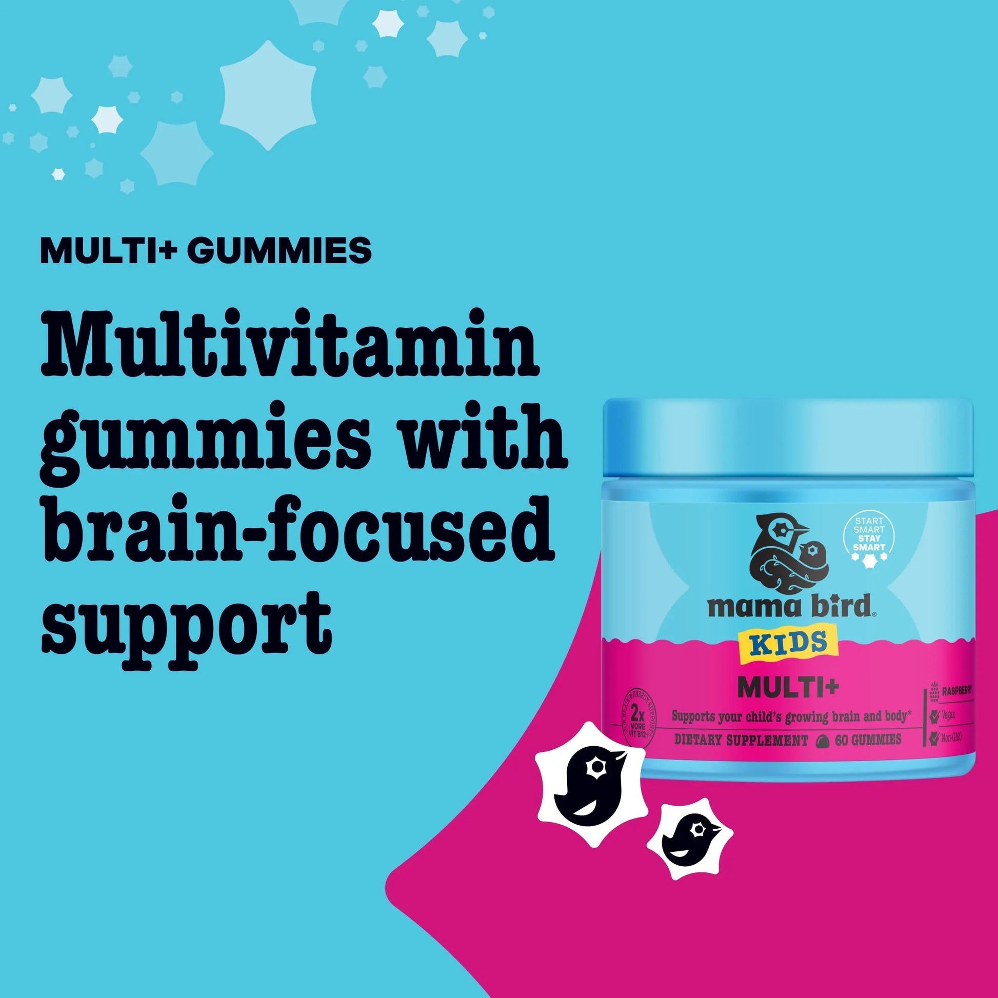 Best Nest Wellness Multi Plus Gummies - Brain Health Support Supplement with Methylated Vitamins - Chewable Multivitamin for Kids Best Nest Wellness buy supplements canada