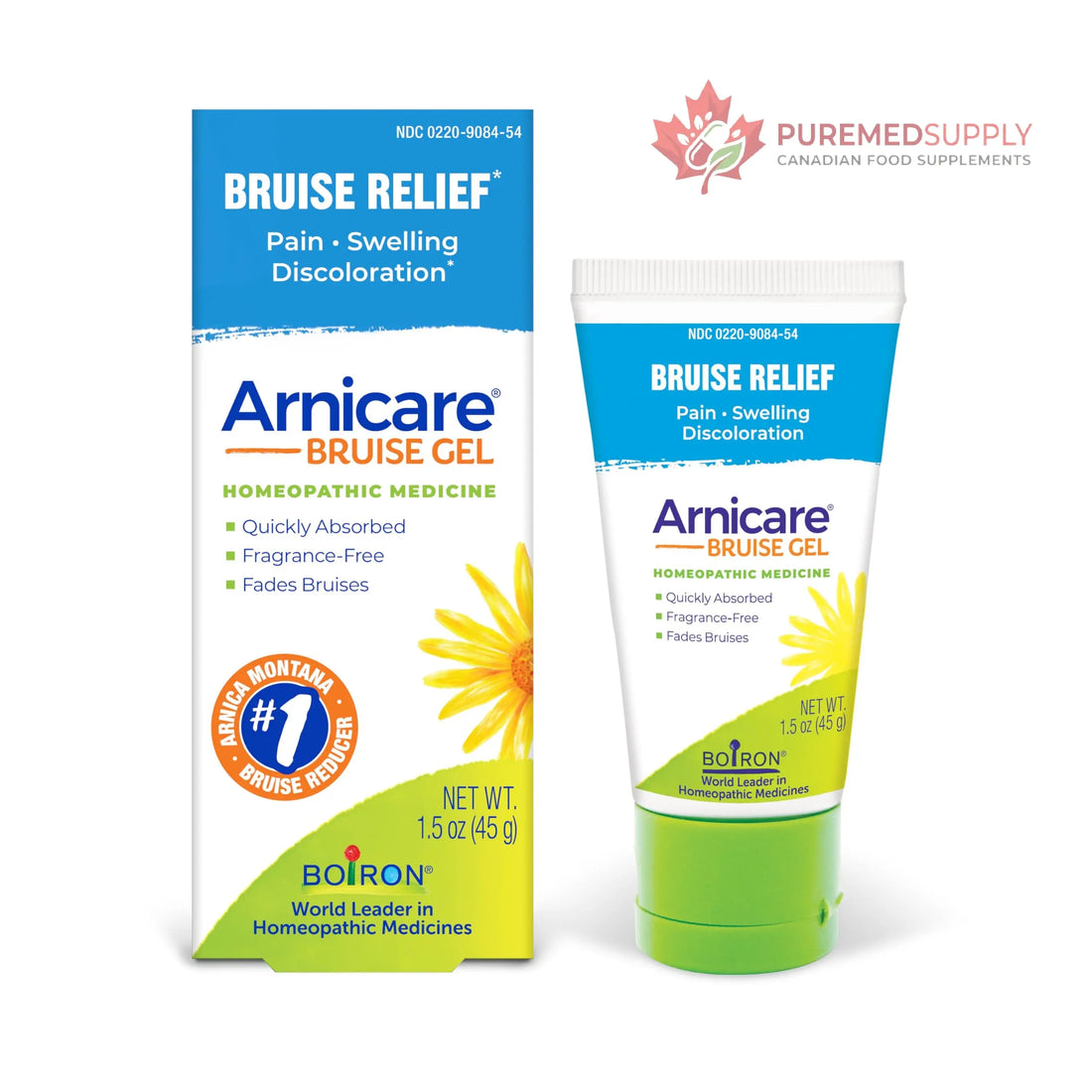 Boiron Arnicare Bruise Gel for Relief of Pain, Inflammation or Swelling, Soreness, and Discoloration - Non-greasy and Fragrance-Free - 1.5 oz Boiron buy supplements canada