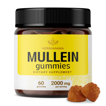 HERBAMAMA Mullein Gummies - Mullein Leaf Dietary Supplement for Respiratory HERBAMAMA buy supplements canada