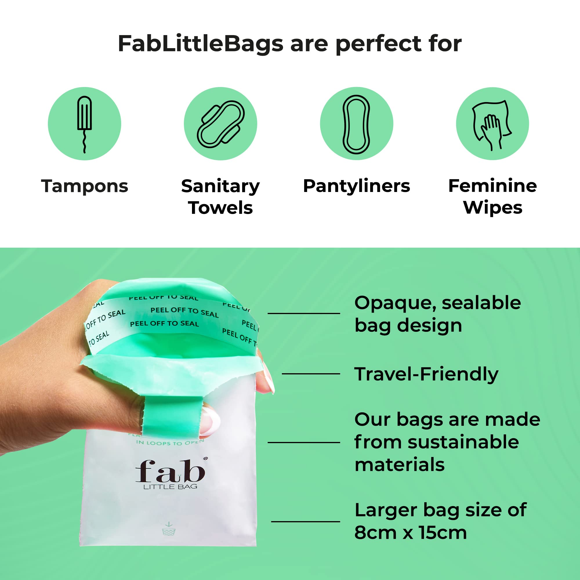 Fab Little Bag Starter Plus Pack - 45 Sanitary Disposal Bags Plus Recyclable Refill Pack Fab Little Bag buy supplements canada