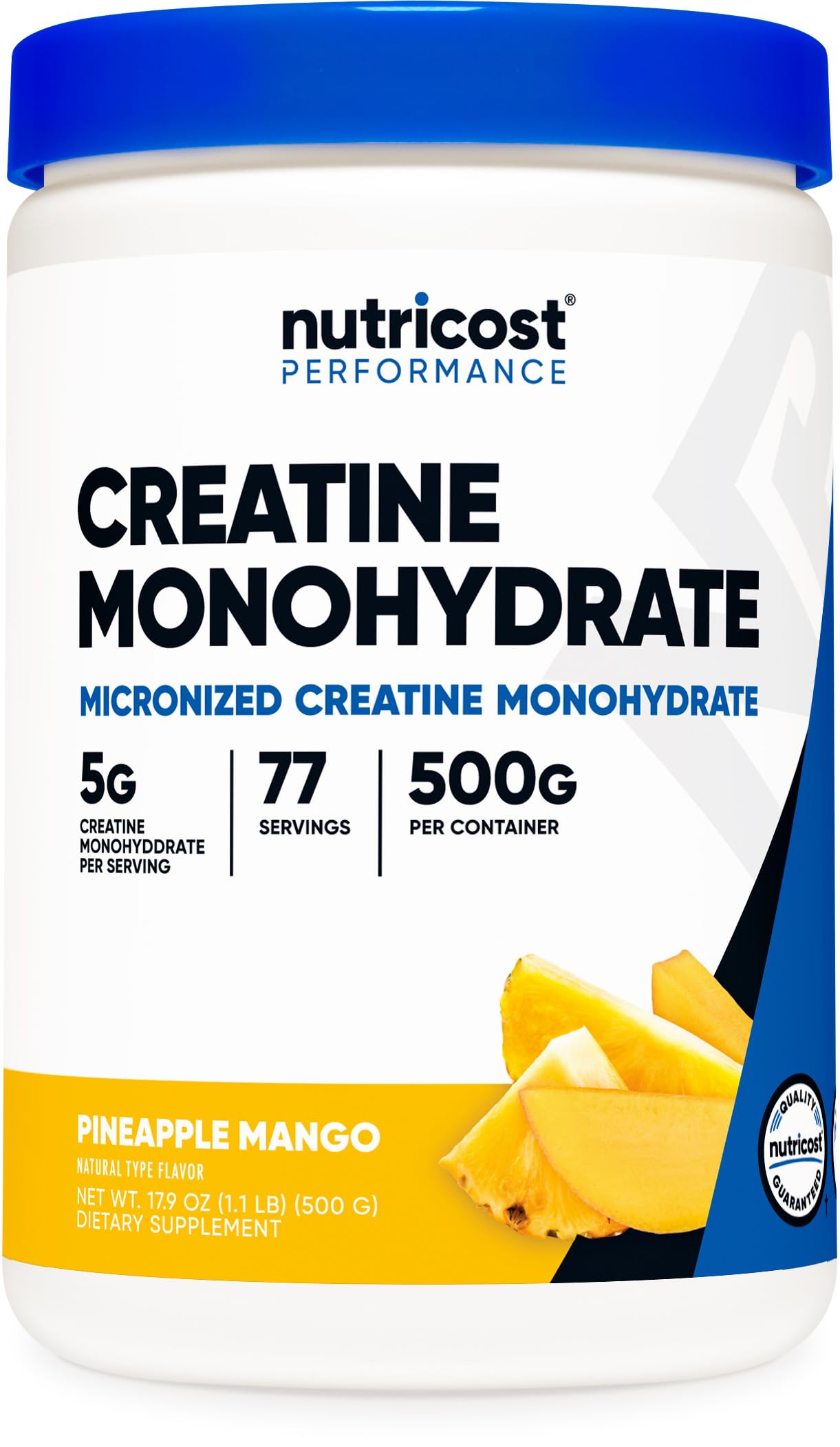 Nutricost Creatine Monohydrate Powder (Pineapple Mango, 500 Gram) - Micronized Nutricost buy supplements canada