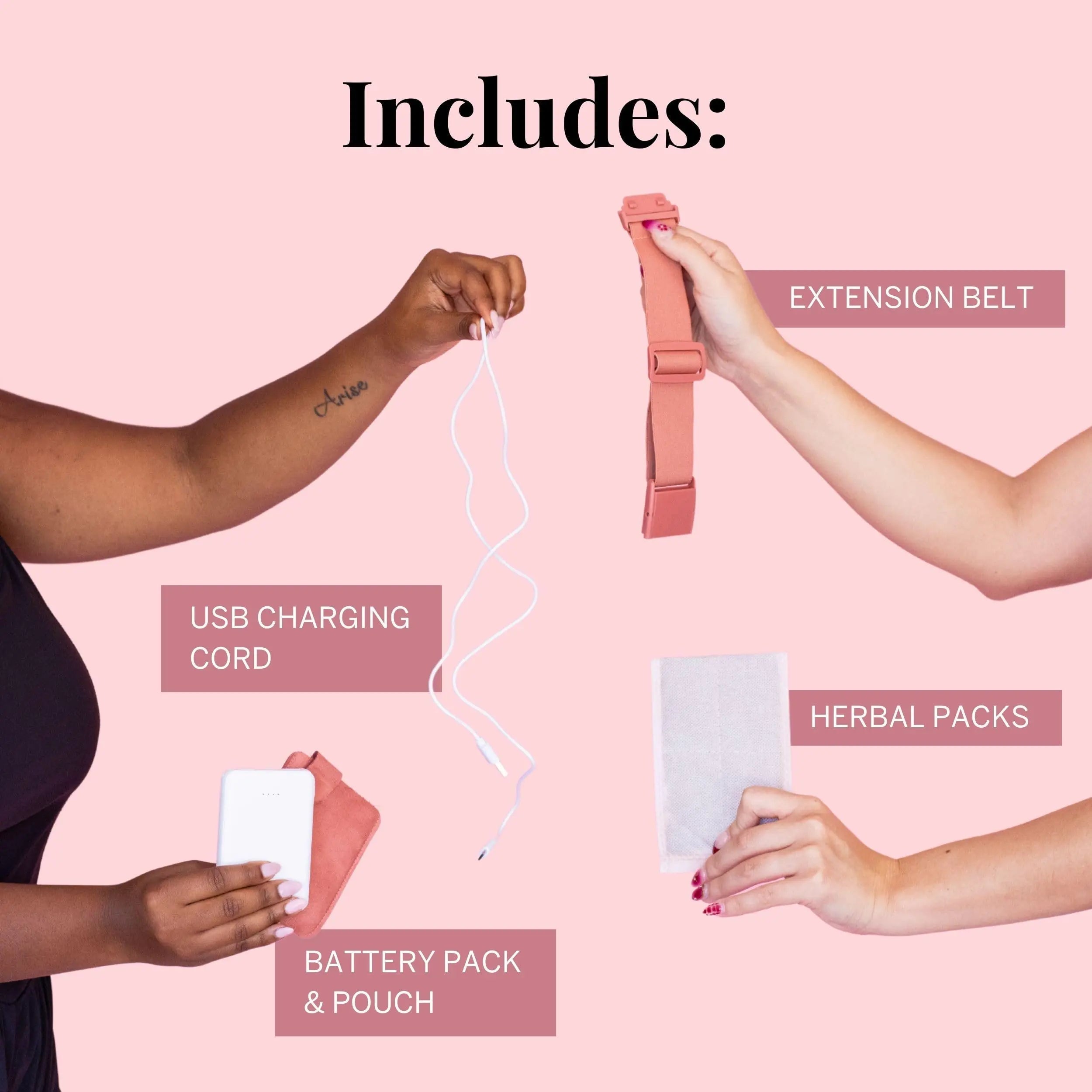 Pixie Period Heating Pad for Cramps - Thinnest Wearable Heating Pad for Feminine Care - Unnoticeable Under Clothes - Best Portable Pain Relief Heat Belt On The Market - Hours of Menstrual Pain Relief Pixie Cup buy supplements canada