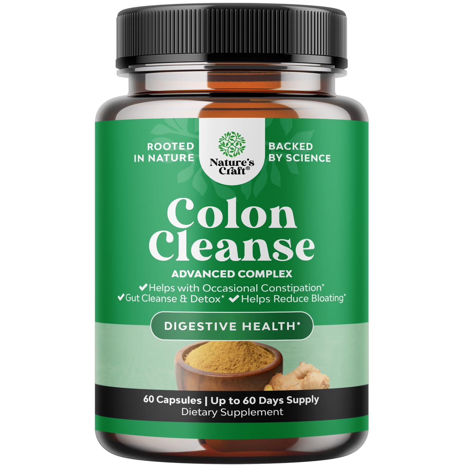 Colon Cleanser & Detox - Lactobacillus Acidophilus Probiotic Supplement Body Cleanse Natures Craft buy supplements canada