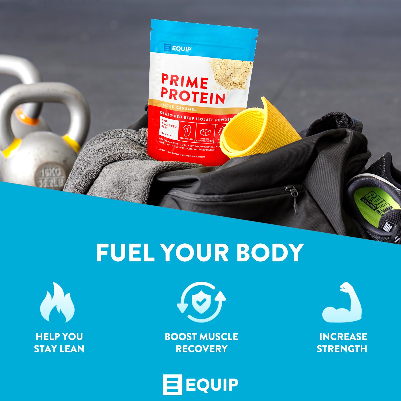 Equip Foods Prime Protein - Grass Fed Beef Protein Powder Isolate - Paleo and Keto Equip buy supplements canada