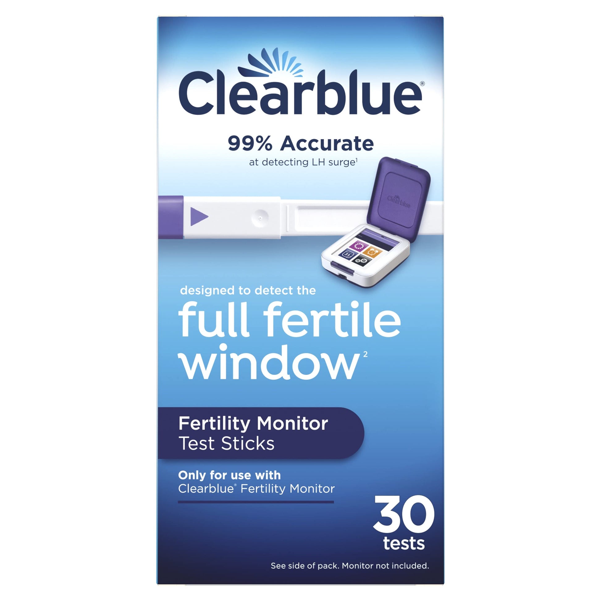 Clearblue Fertility Monitor Test Sticks, 30 count Clearblue buy supplements canada