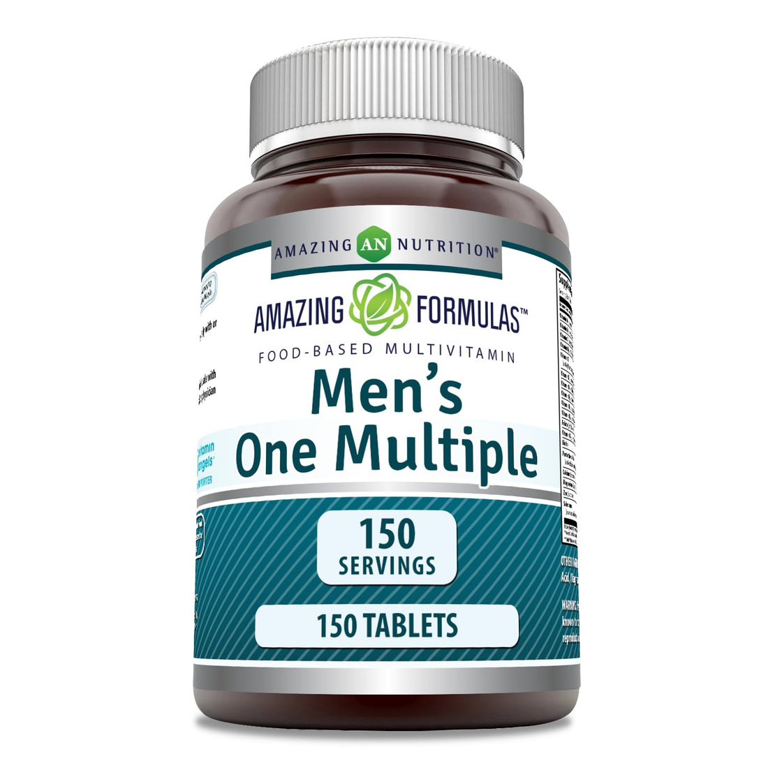 Amazing Formulas Men's One Multivitamin Supplement | Food Based | 150 Tablets | Perfect Blend of Vitamins, Minerals & Probiotics | Non-GMO | Gluten-Free | Made in USA Amazing Nutrition buy supplements canada