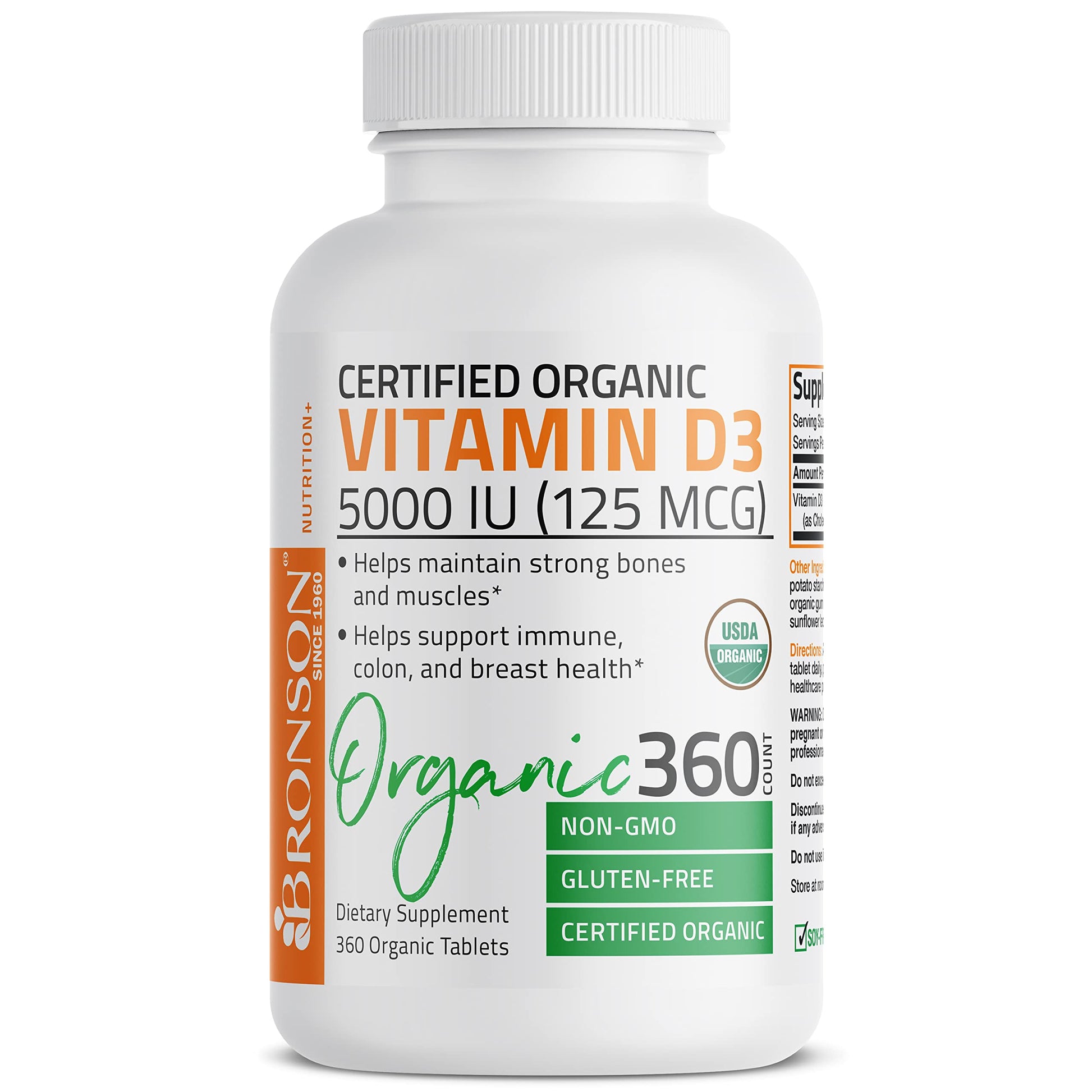 Bronson Vitamin D3 5,000 IU (1 Year Supply) for Immune Support, Healthy Muscle Bronson buy supplements canada