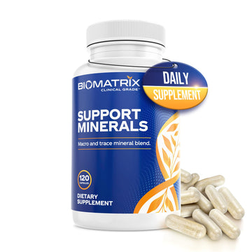 BioMatrix Mineral Supplement for Men and Women, Chelated Minerals | Iron-Free, Calcium, Magnesium, Copper, Zinc, Vitamin D, Iodine | Veggie Caps, 30-Day Supply BioMatrix buy supplements canada