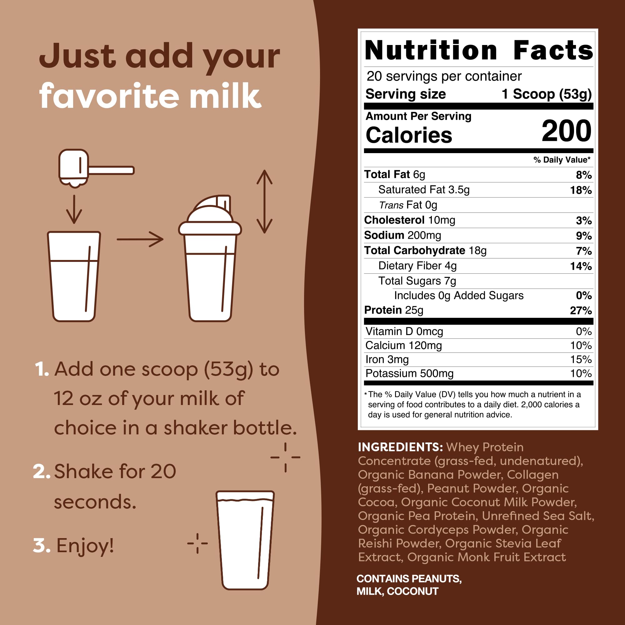 FlavCity Protein Powder Smoothie, Chocolate Peanut Butter - 100% Grass-Fed Whey Pro FlavCity buy supplements canada