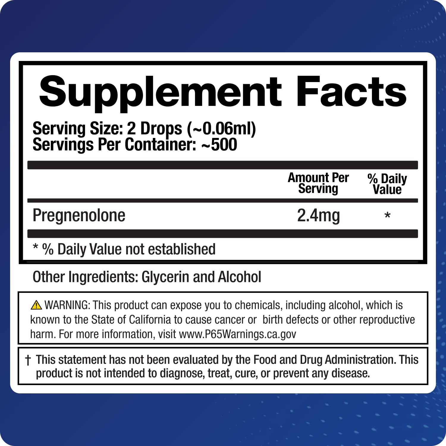 BioMatrix Pregnenolone 2.4 mg Per Dose, 1,200 mg Total (Equivalent to 3,000 mg of Oral BioMatrix buy supplements canada