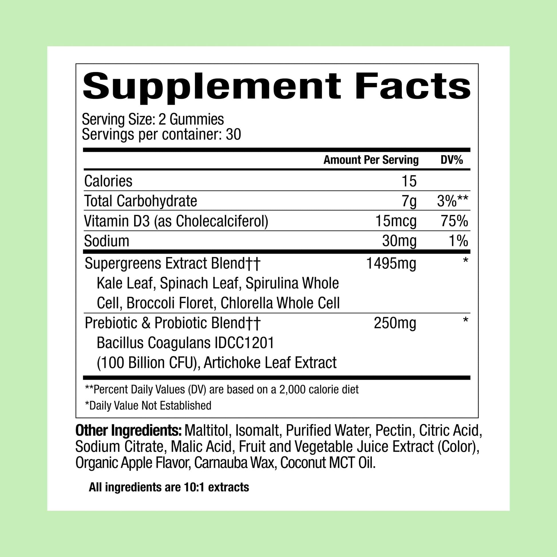 Plant People WonderGreens Veggie Gummies Super Greens with Probiotics Multivitamin Support Gummy for Wellbeing, Energy, Immune and Gut Health, Green Apple Flavor (60 Count) Plant People buy supplements canada